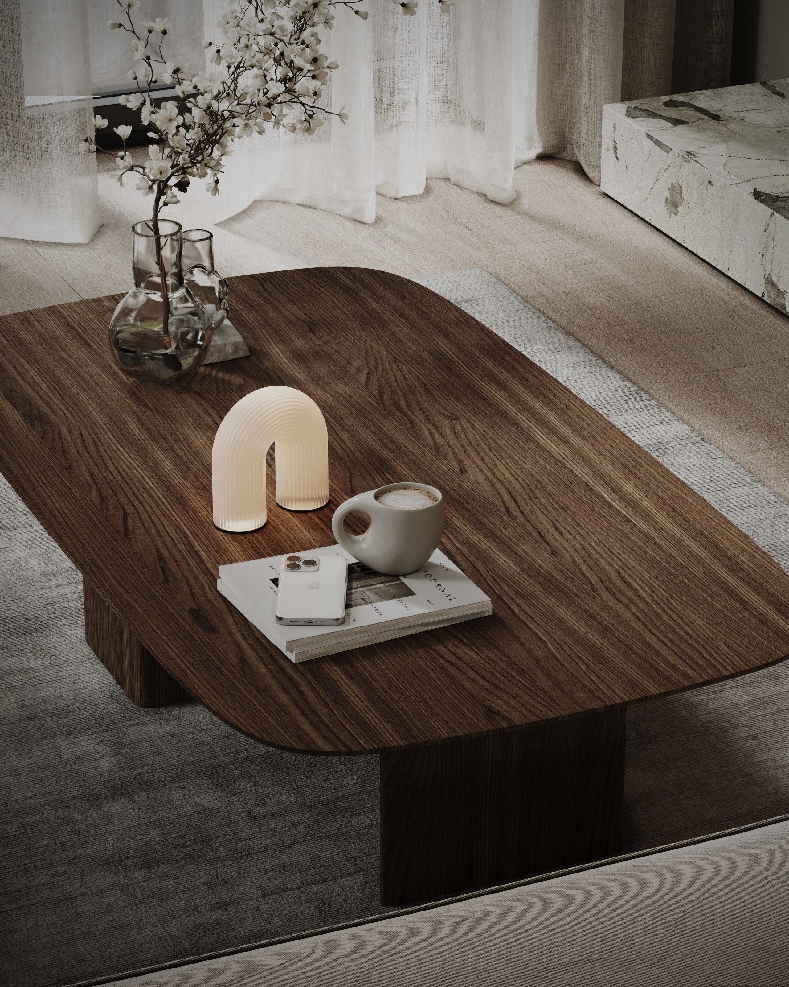 Сибирский дом. Визуализации интерьера