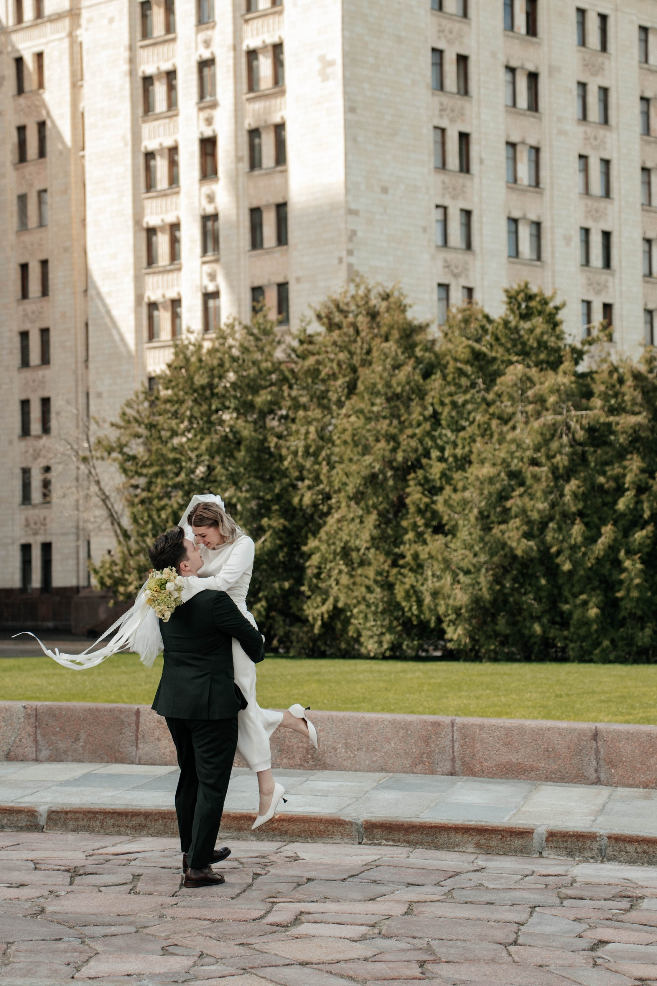 Евгений и Анастасия / Особняк Спиридонова, МГУ. Свадебный фотограф Москва Александра Аверкова