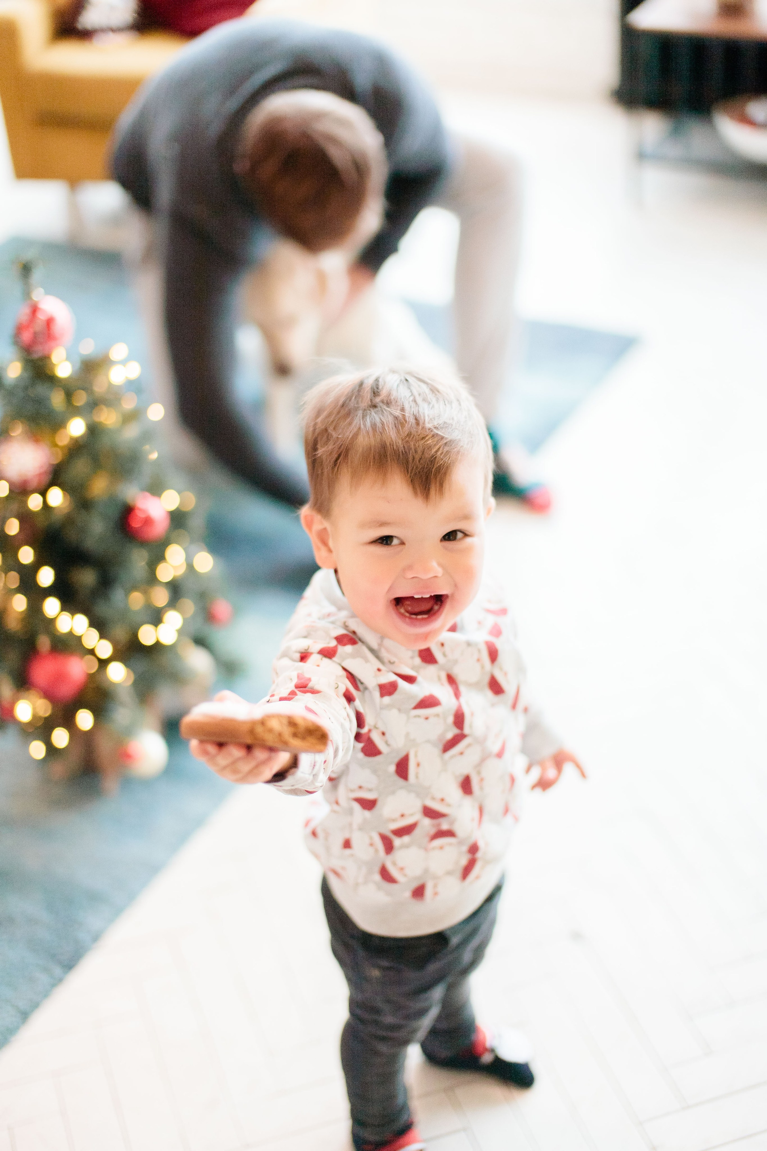Семейная Новогодняя фотосессия в студии, фотограф в Москве