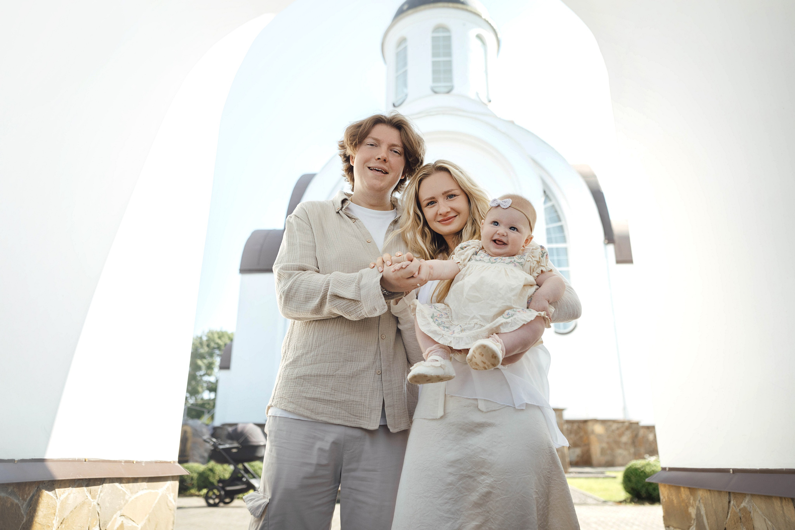 Крещение Мишель, гп. Ивенец, храм Ефросинии Полоцкой, август 2025