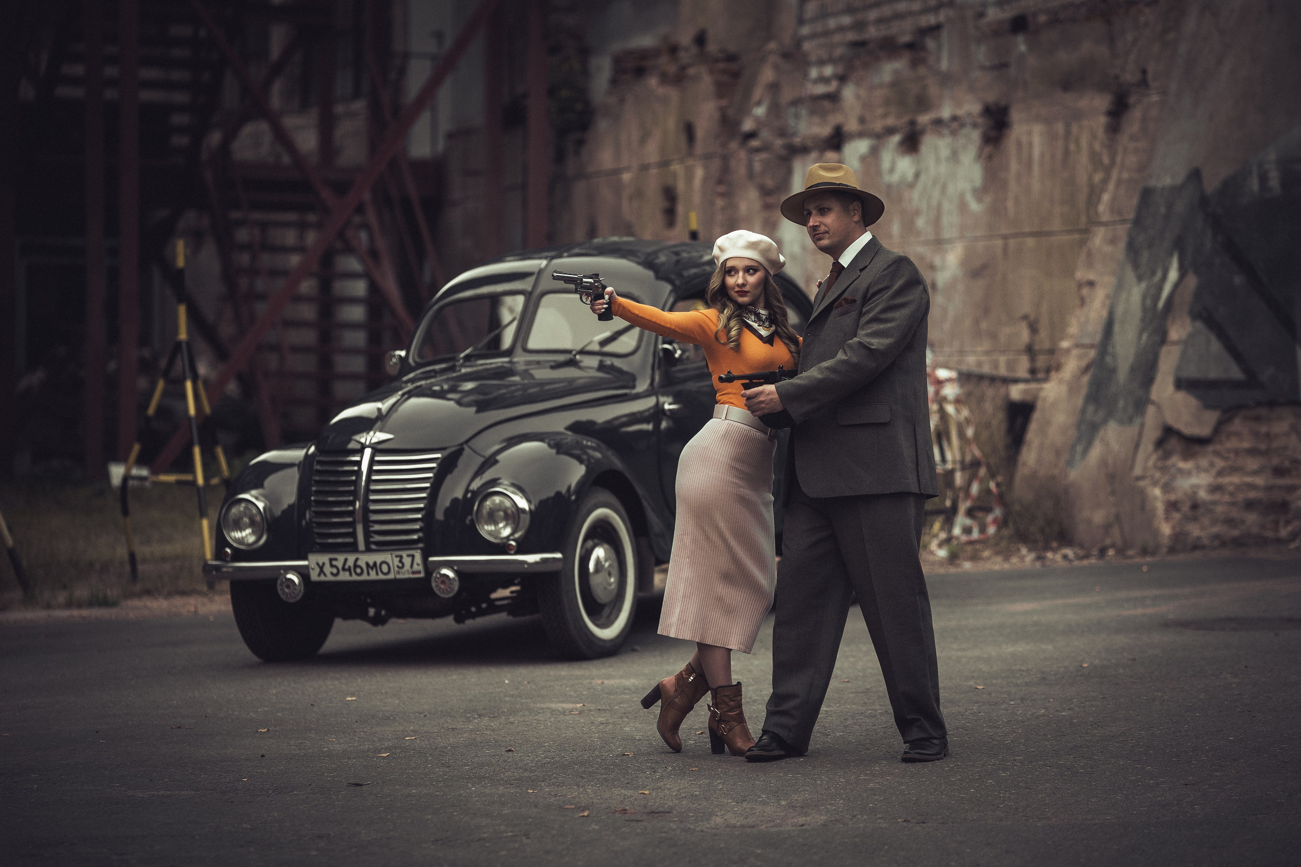 Гангстерская съёмка. Портретный фотограф в Иваново Виталий Павлинский