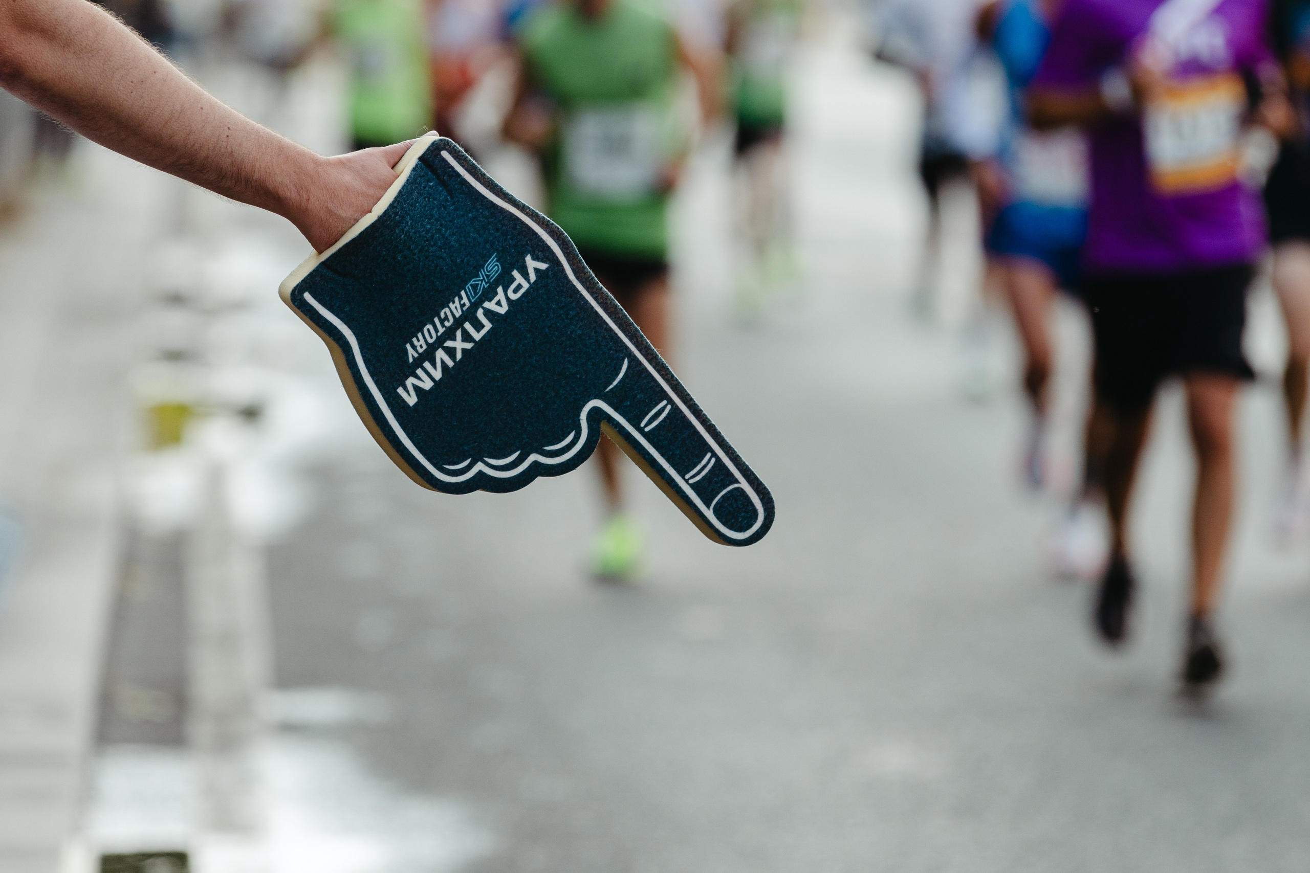 УRF на Московском Марафоне. Фотограф Иван Косарев