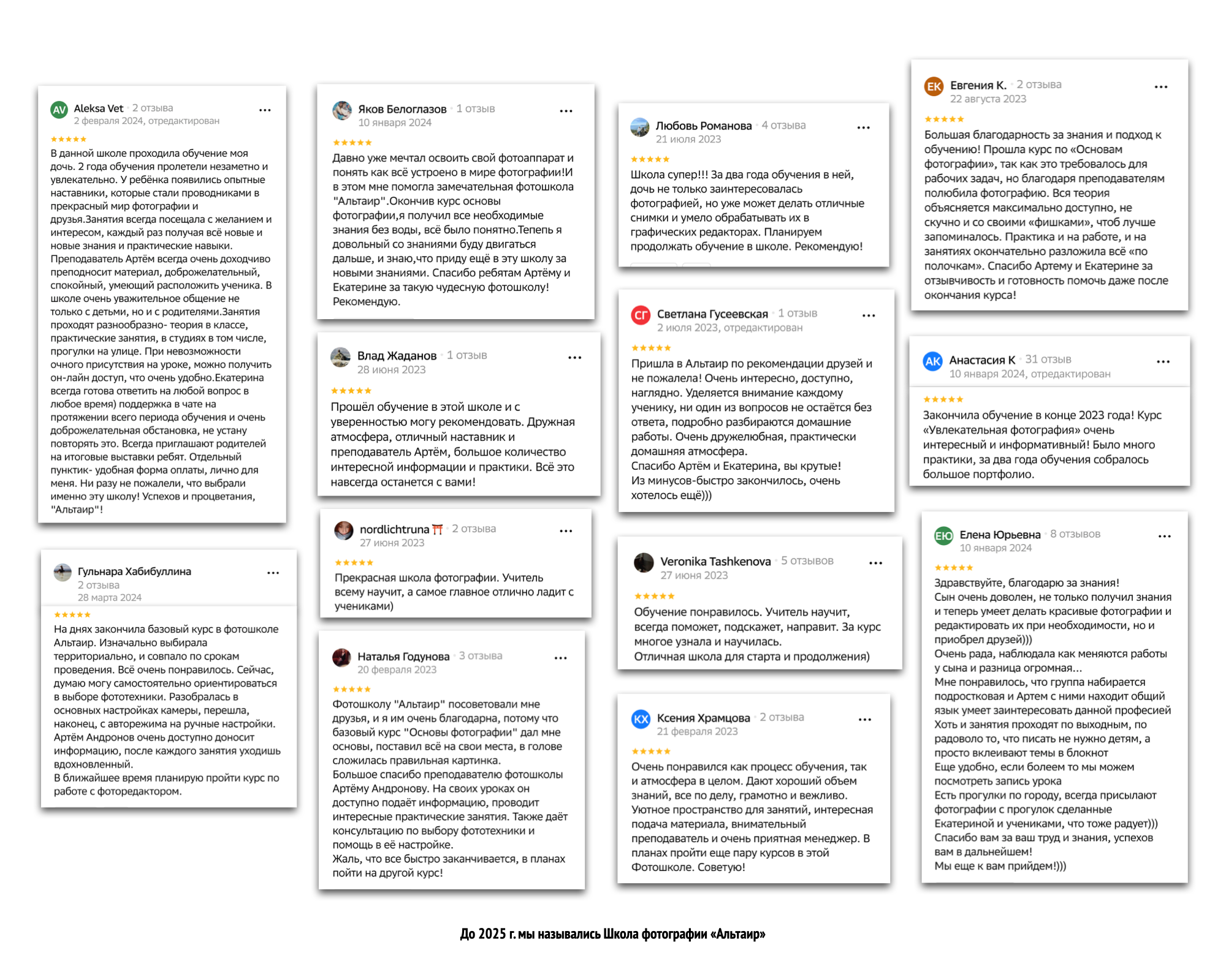 Отзывы об обучении на курсах Школы Андронова