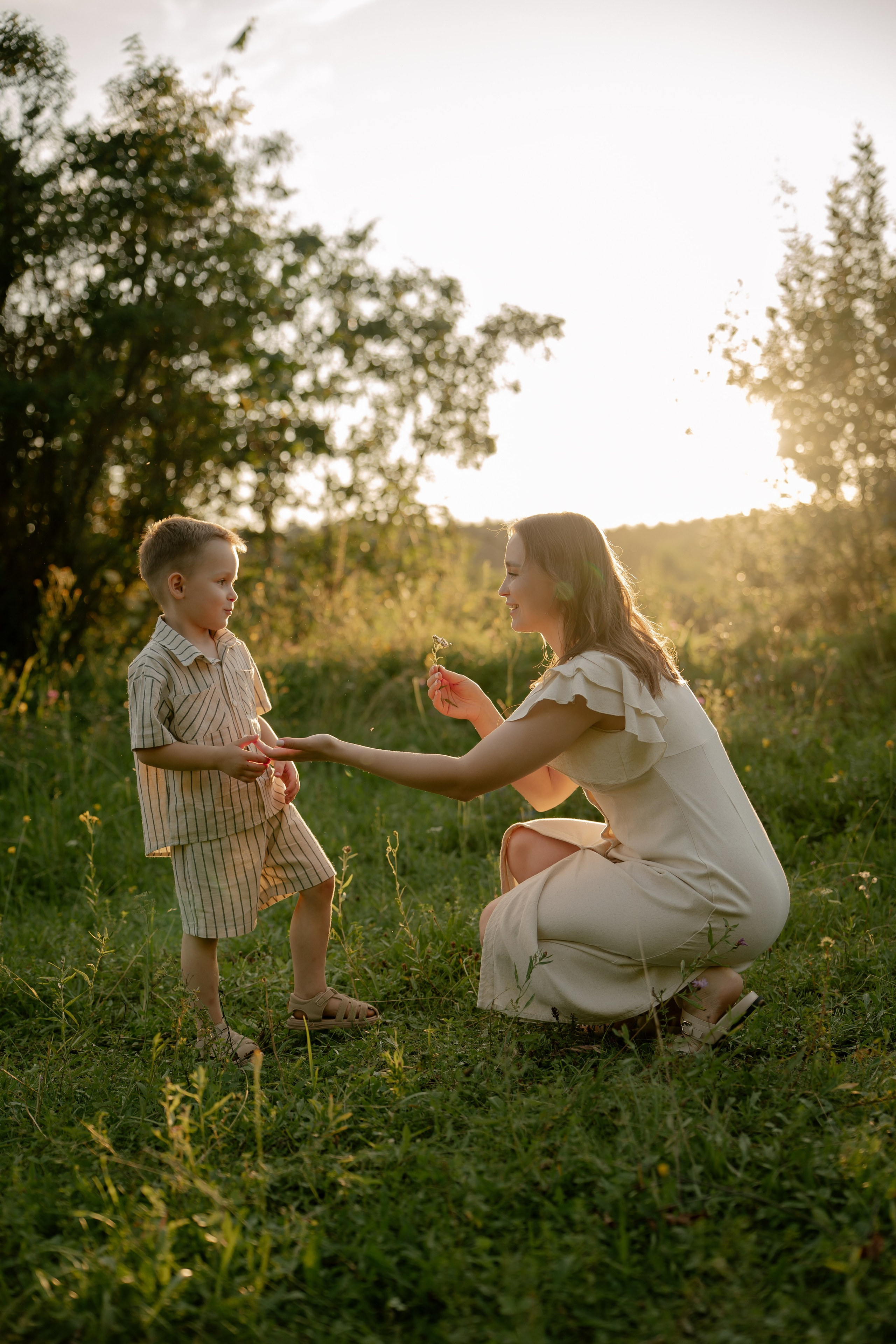 На закате. Свадебный и семейный фотограф в Москве и Красногорске — живые кадры | Анастасия Тихонова