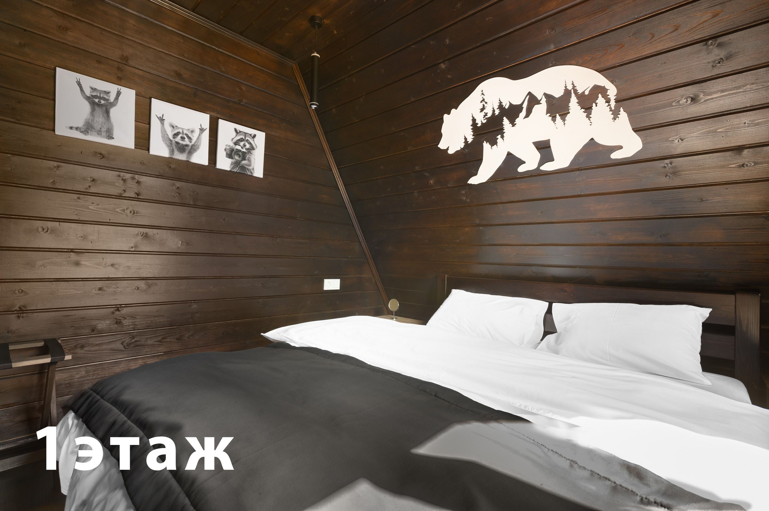 Коттедж для отдыха - «Чантриум» - смотреть дом №1. Коттедж А-фрейм с баней и уличным чаном в Подмосковье - в аренду для отдыха