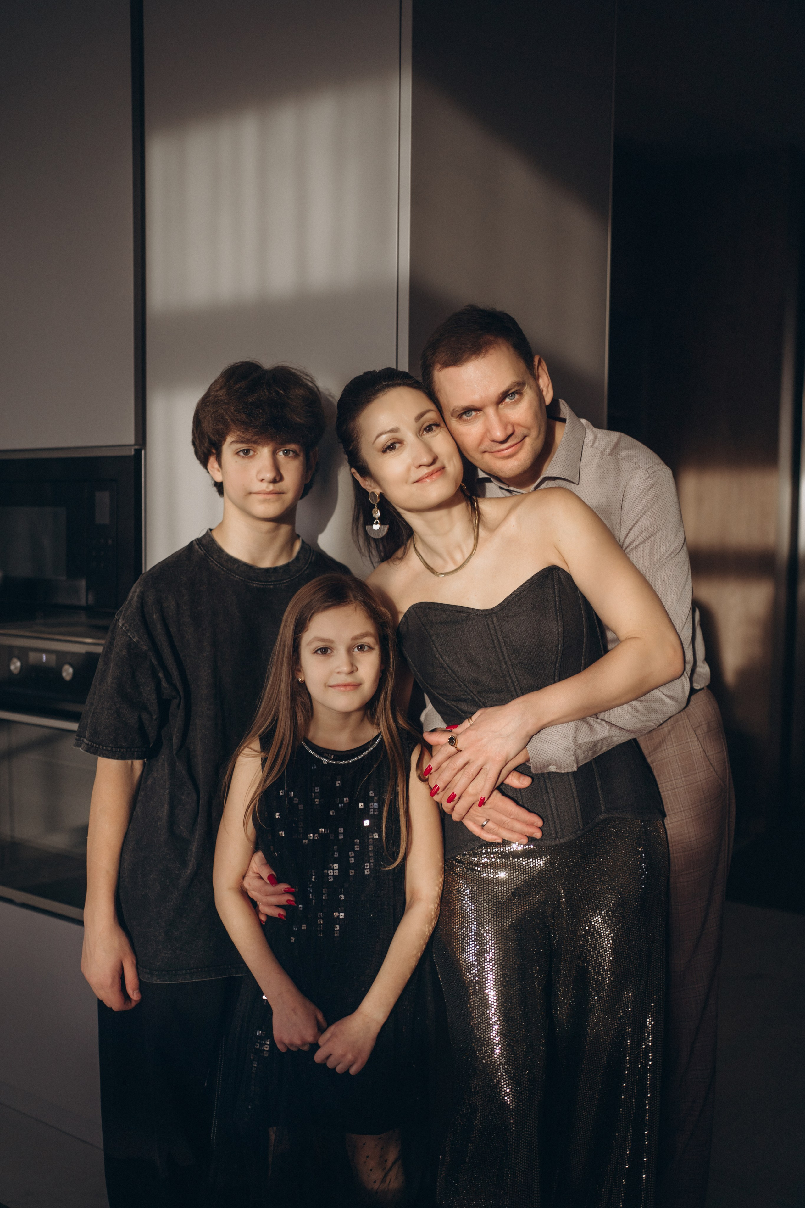 Новый год дома. Семейный фотограф, фотосессия беременности в Новосибирске Кристина Киб