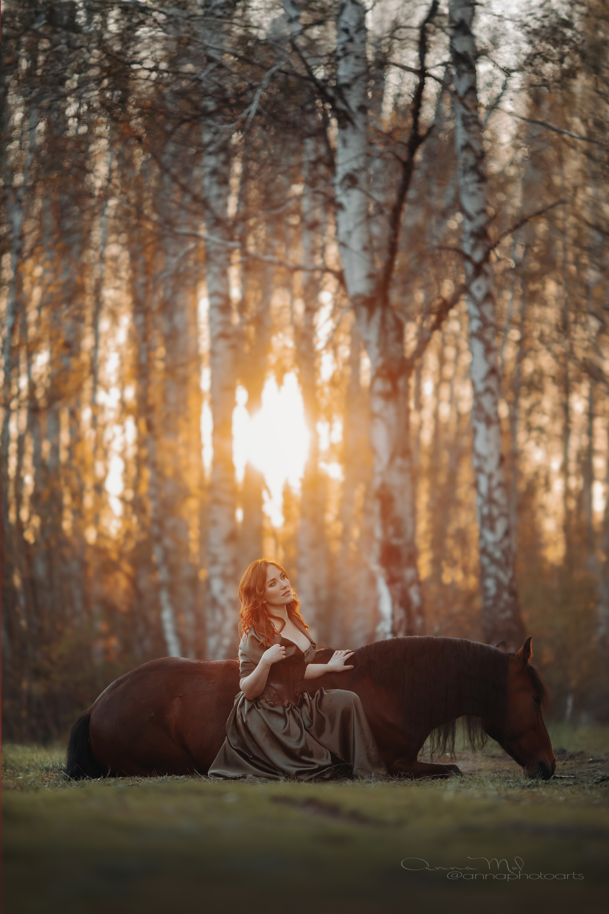 Женственность. Анна Молчанова конный фотограф в Тюмени | фотосессии с лошадьми Тюмень