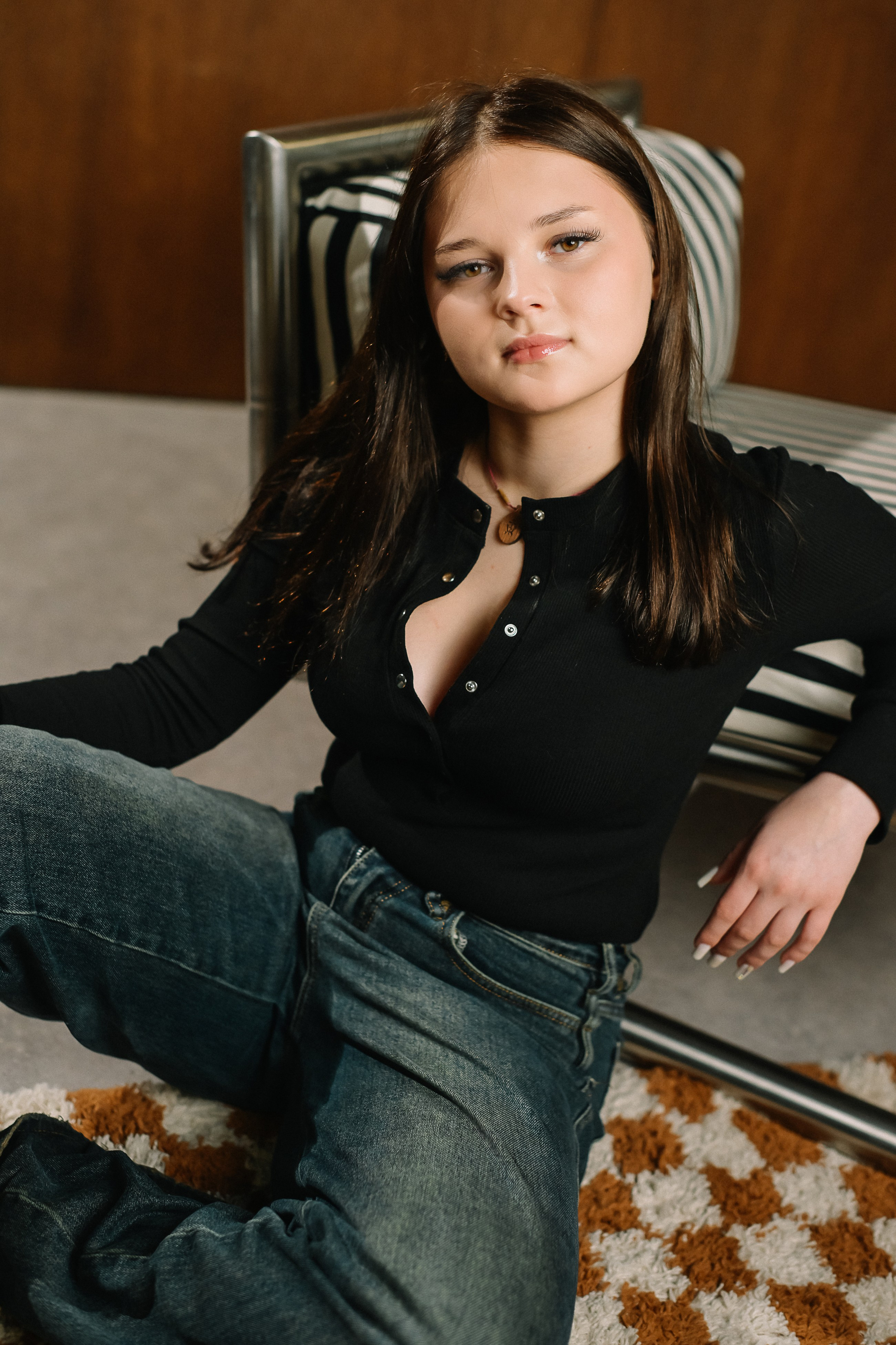 Александра с детьми