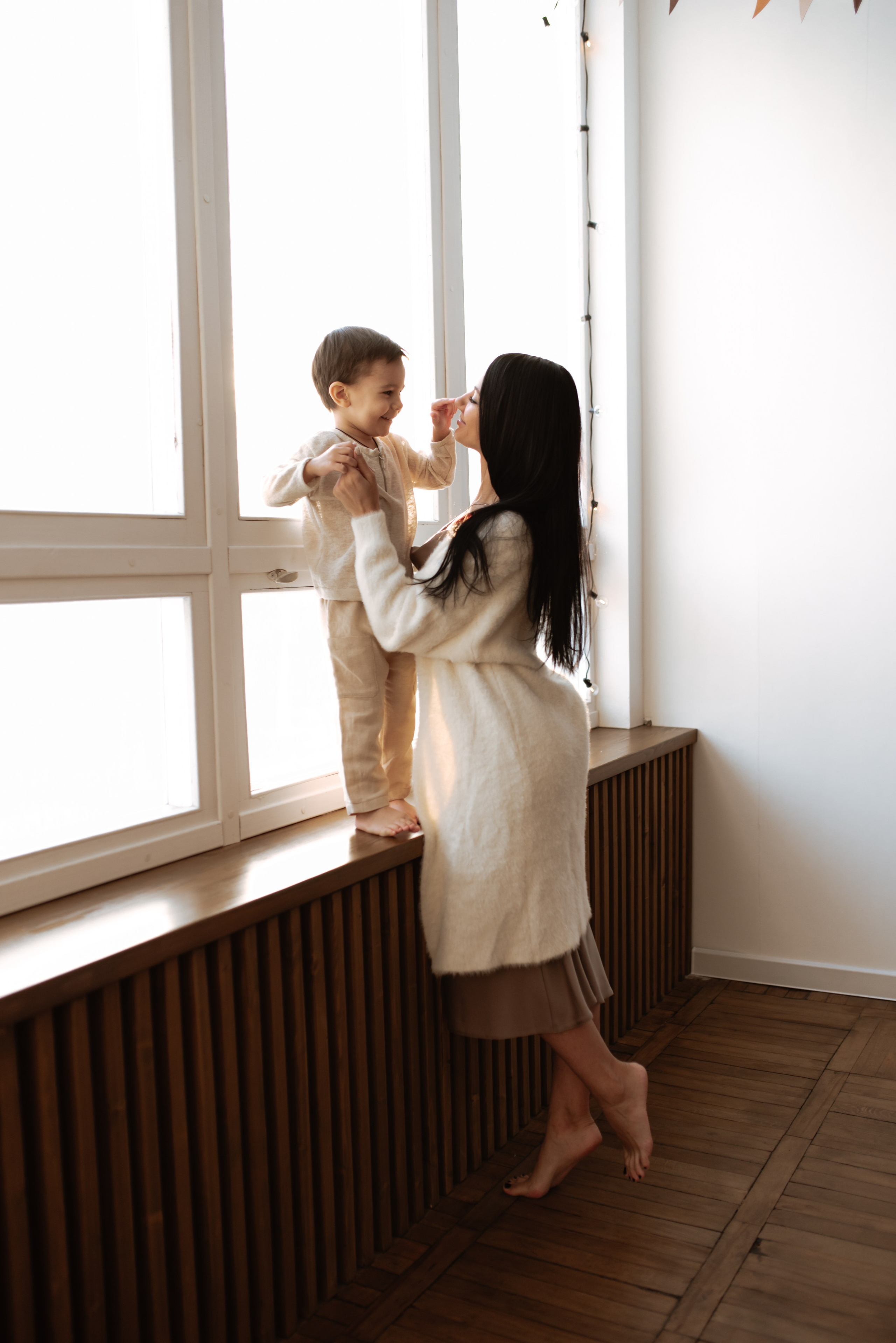 Зимняя студийная. Фотограф Рязань. Семейный Свадебный фотограф