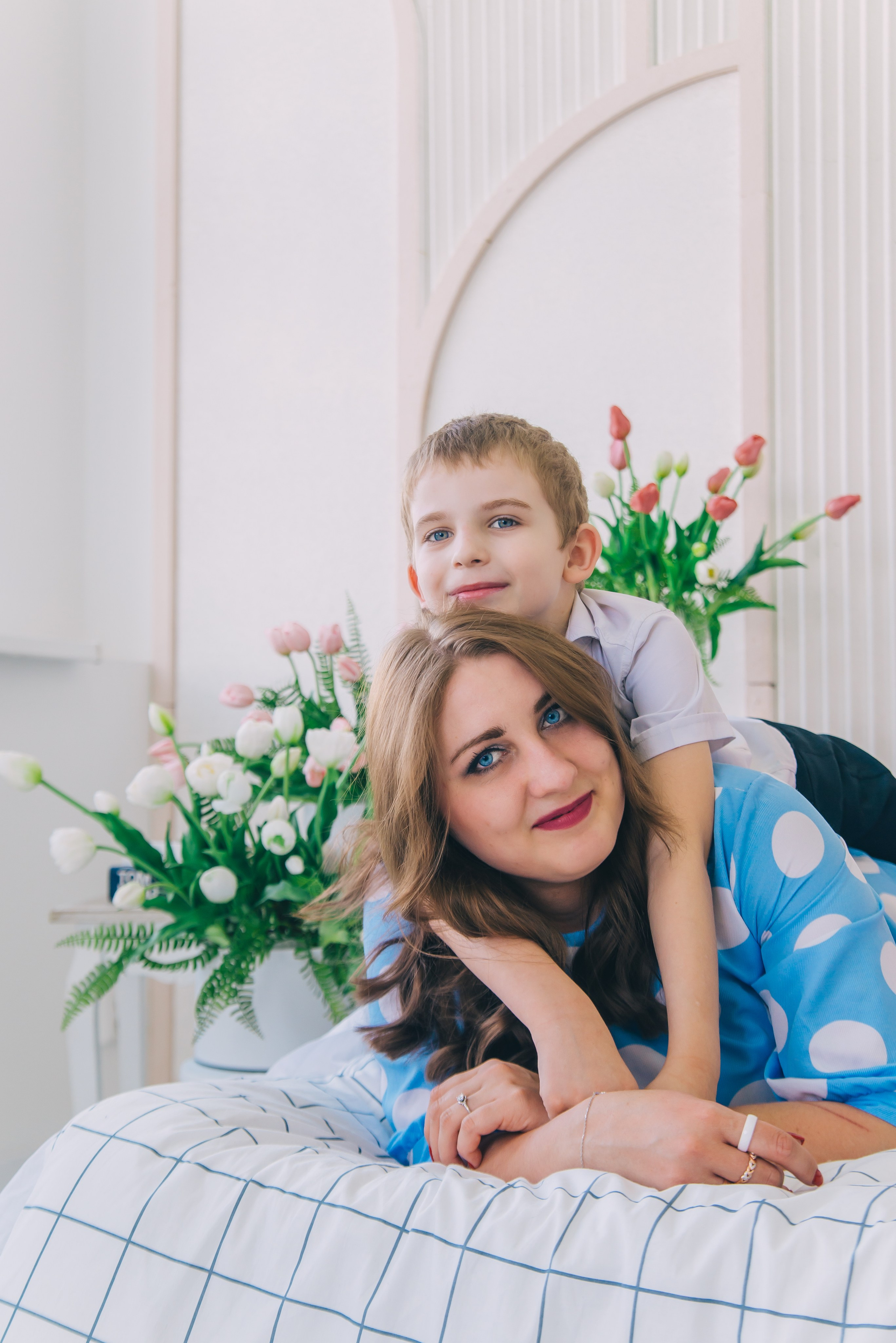 Семья с 2-мя детьми. Семейный, детский фотограф в Минске Вероника Гапоненко