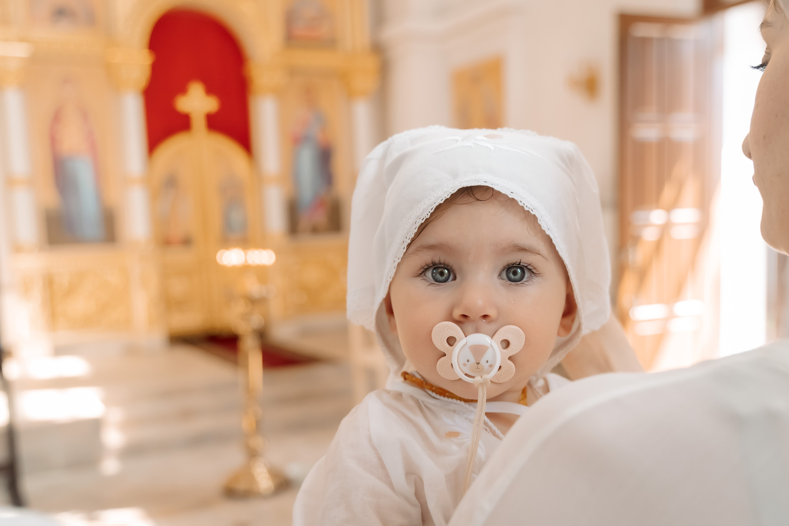 Крещение Варвары, храм Тихвинской иконы Божией Матери. Семейный фотограф в Саратове