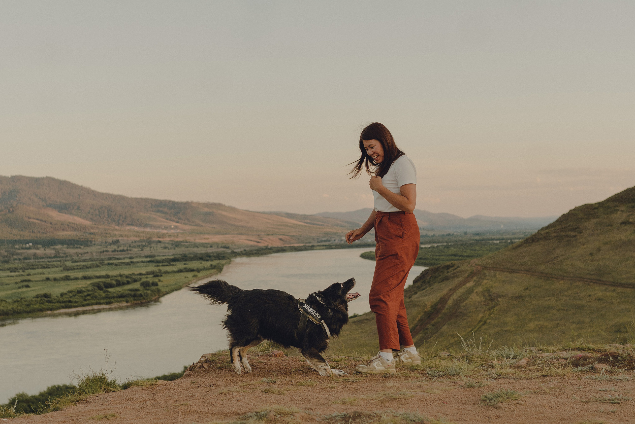 Настя и Умка. Фотограф анималист в Спб недорого Олеся Майорова