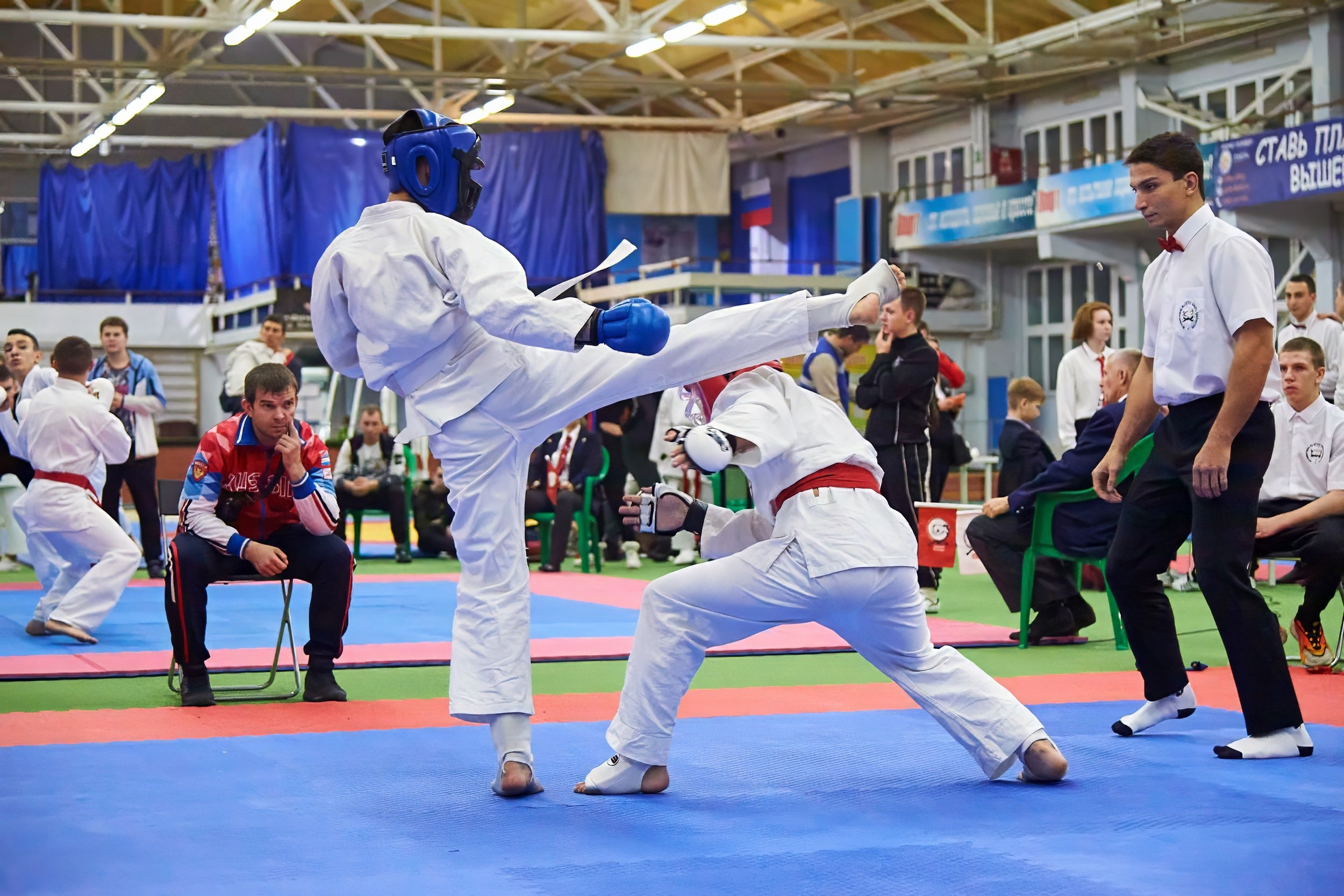 Спортивная съемка соревнований по каратэ в Шахтах
