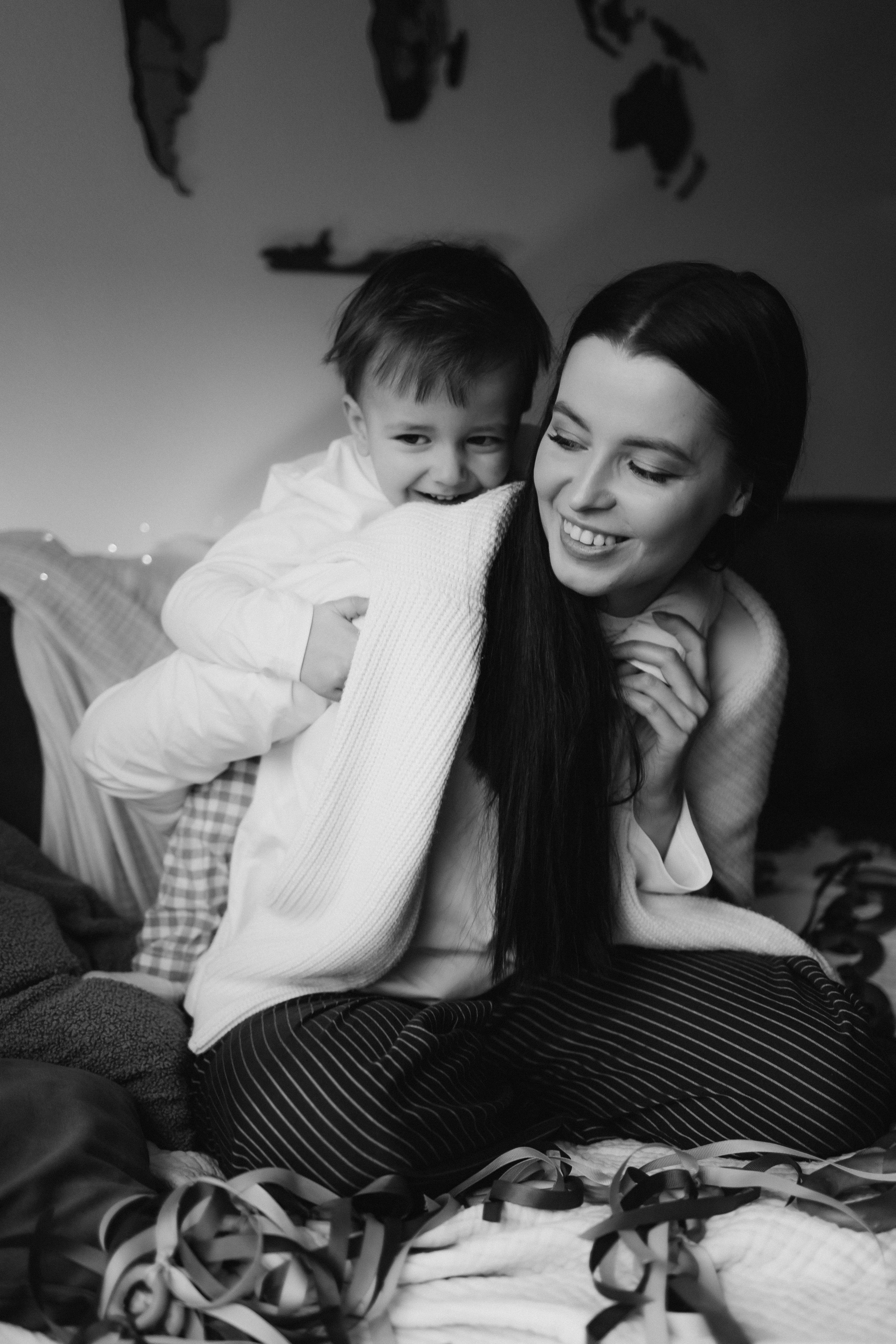 Алена и Родион. Семейный, домашний, ньюборн фотограф Москва Цветкова Елизавета