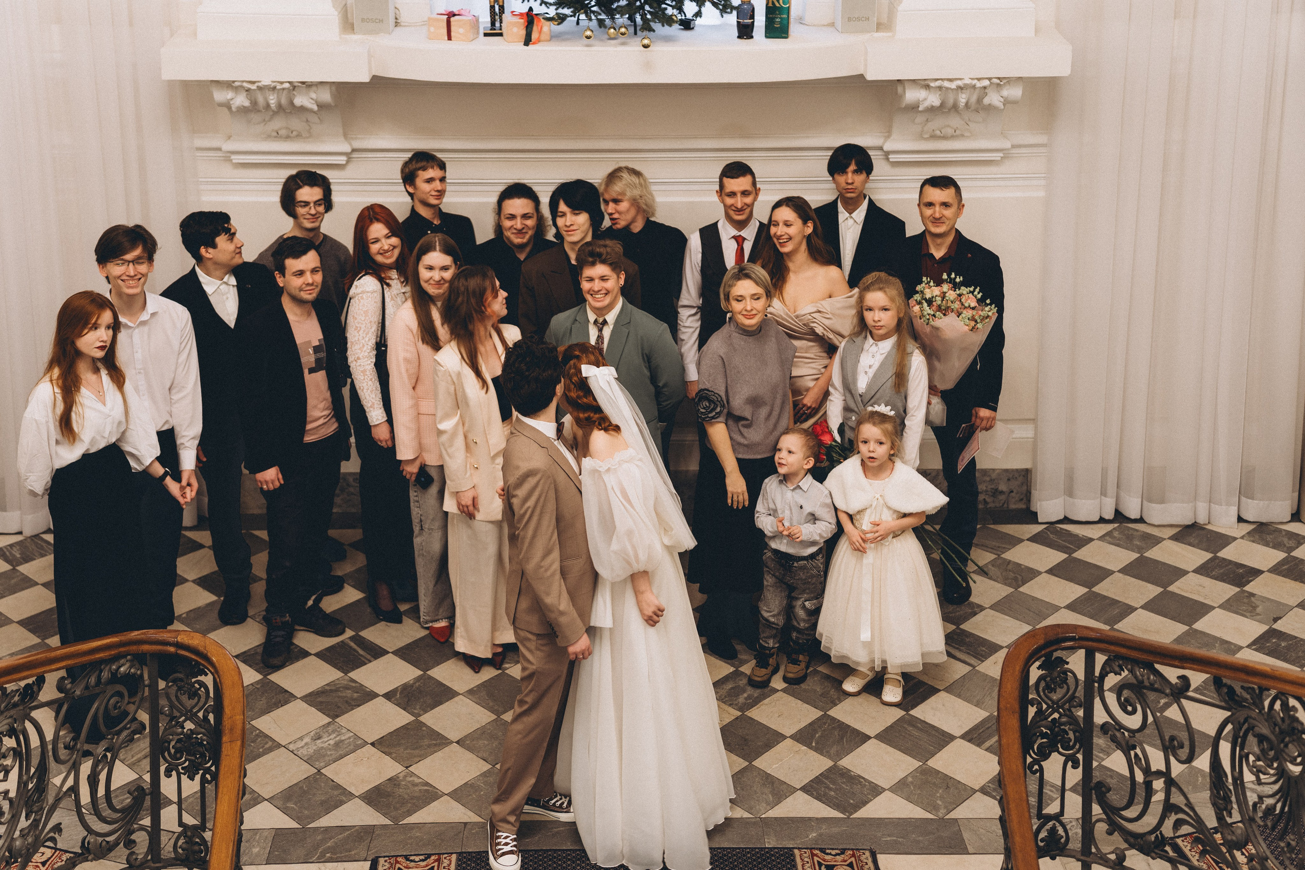 СВАДЕБНАЯ СЬЕМКА ВО ВТОРОМ ДВОРЦЕ С ГОСТЯМИ И ПРОГУЛКА В ТАВРИЧЕСКОМ САДУ. Профессиональный фотограф, Санкт-Петербург — Виктория Богомолова