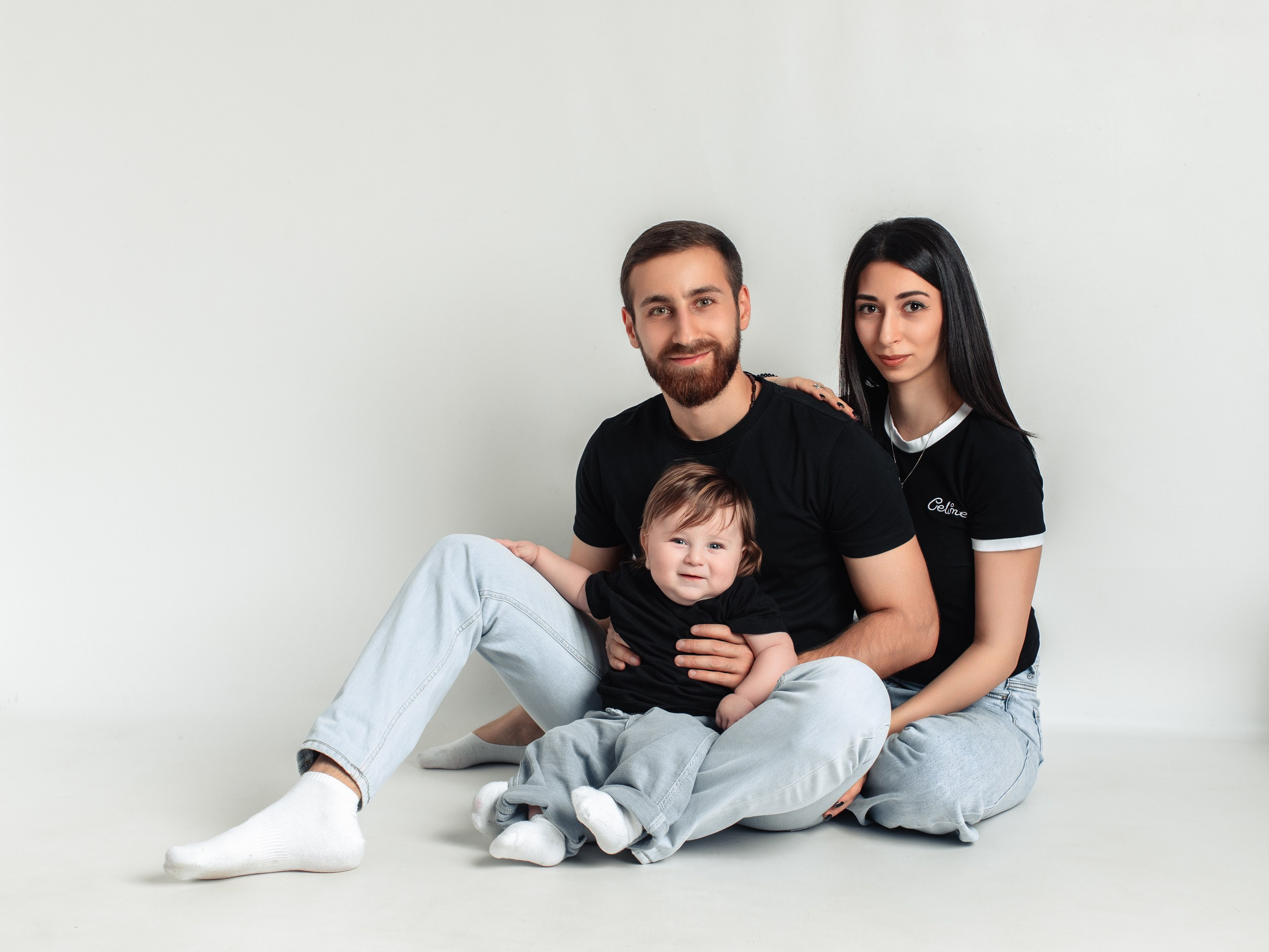 Примеры с семьей. Фотограф новорождённых и детей до года на КМВ