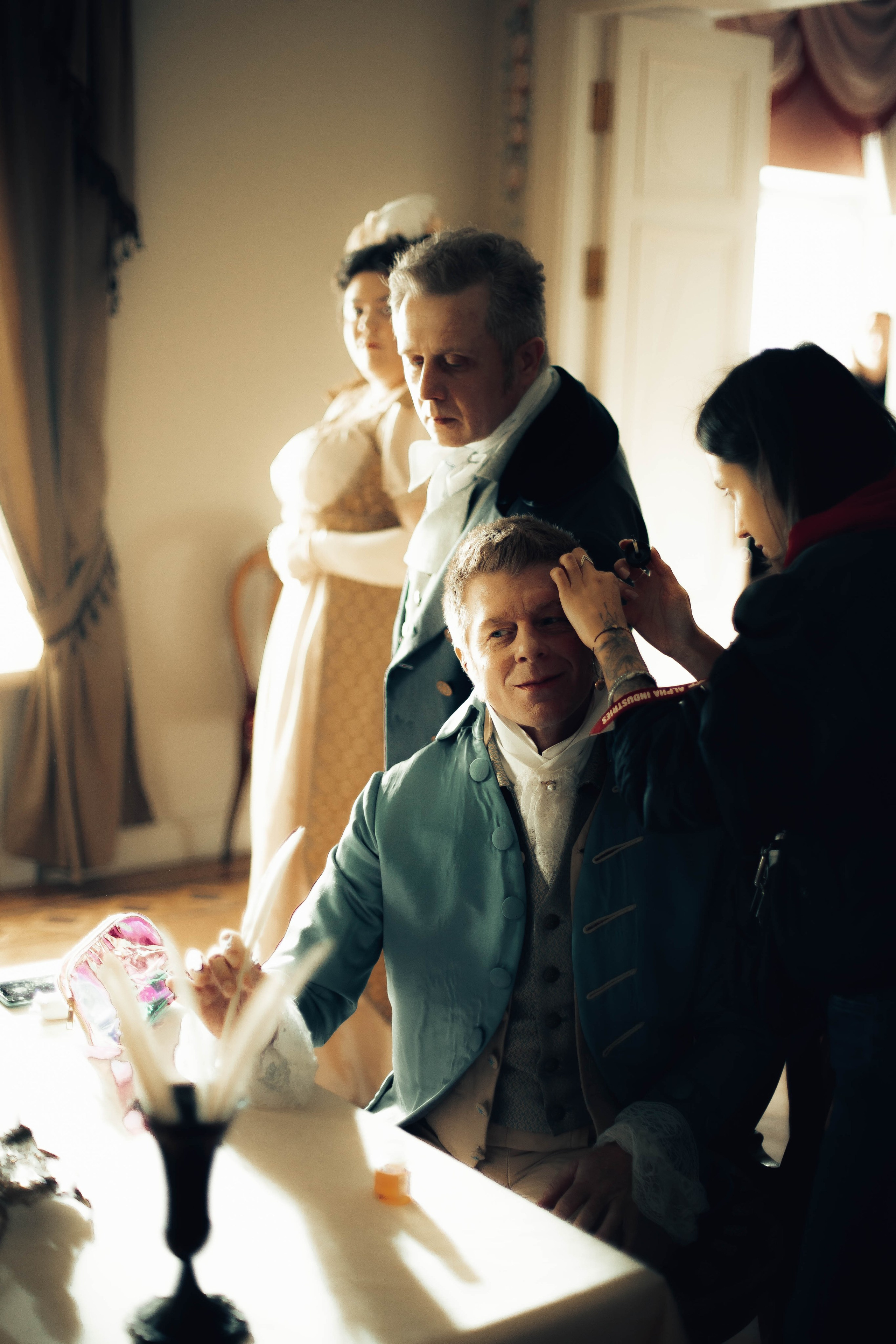 Бэкстейдж с фильма «Онегин». Фотограф Veronika Potaseva