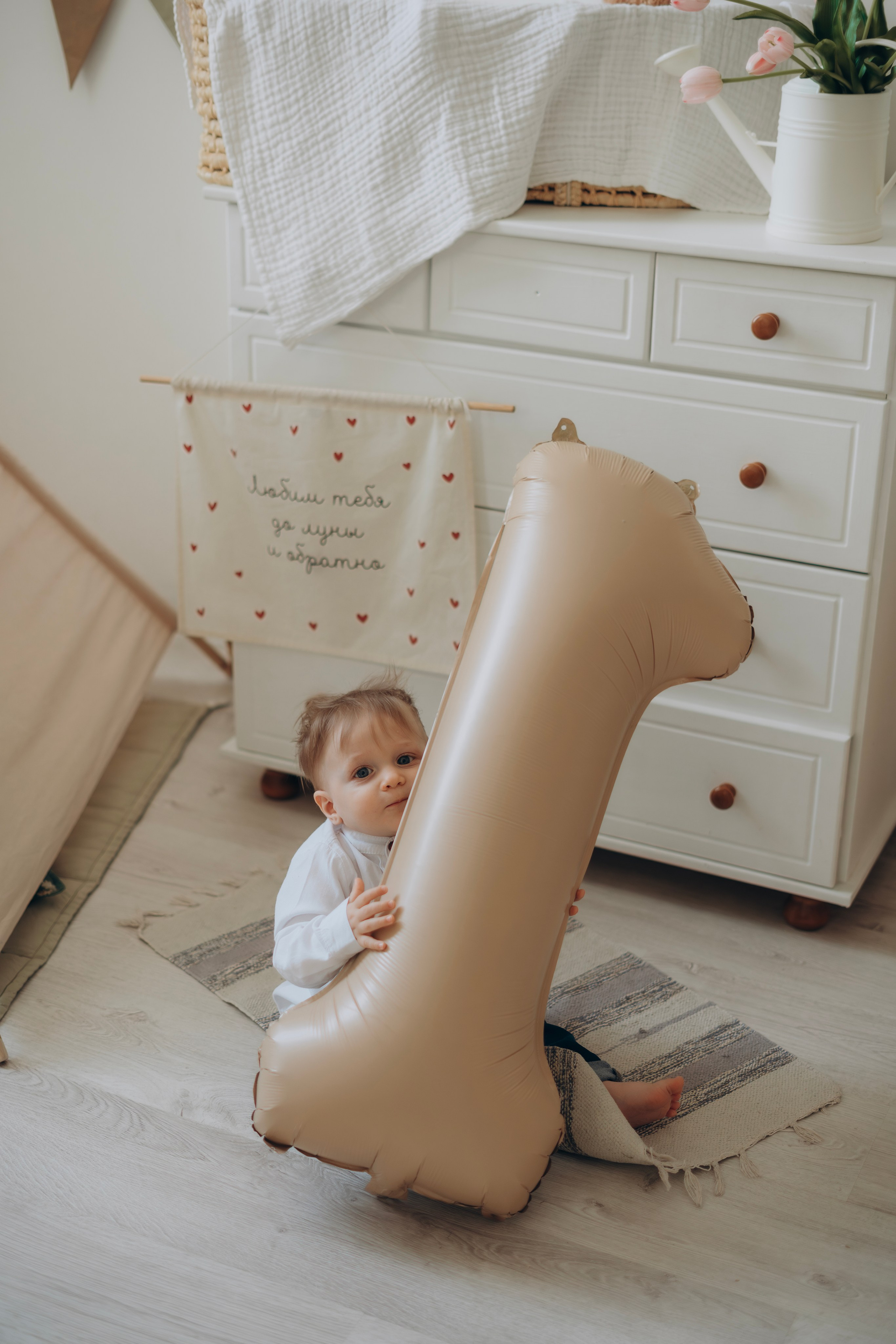 Фотосессия на первый годик. Фотограф Москва Виктория-Антуанетта