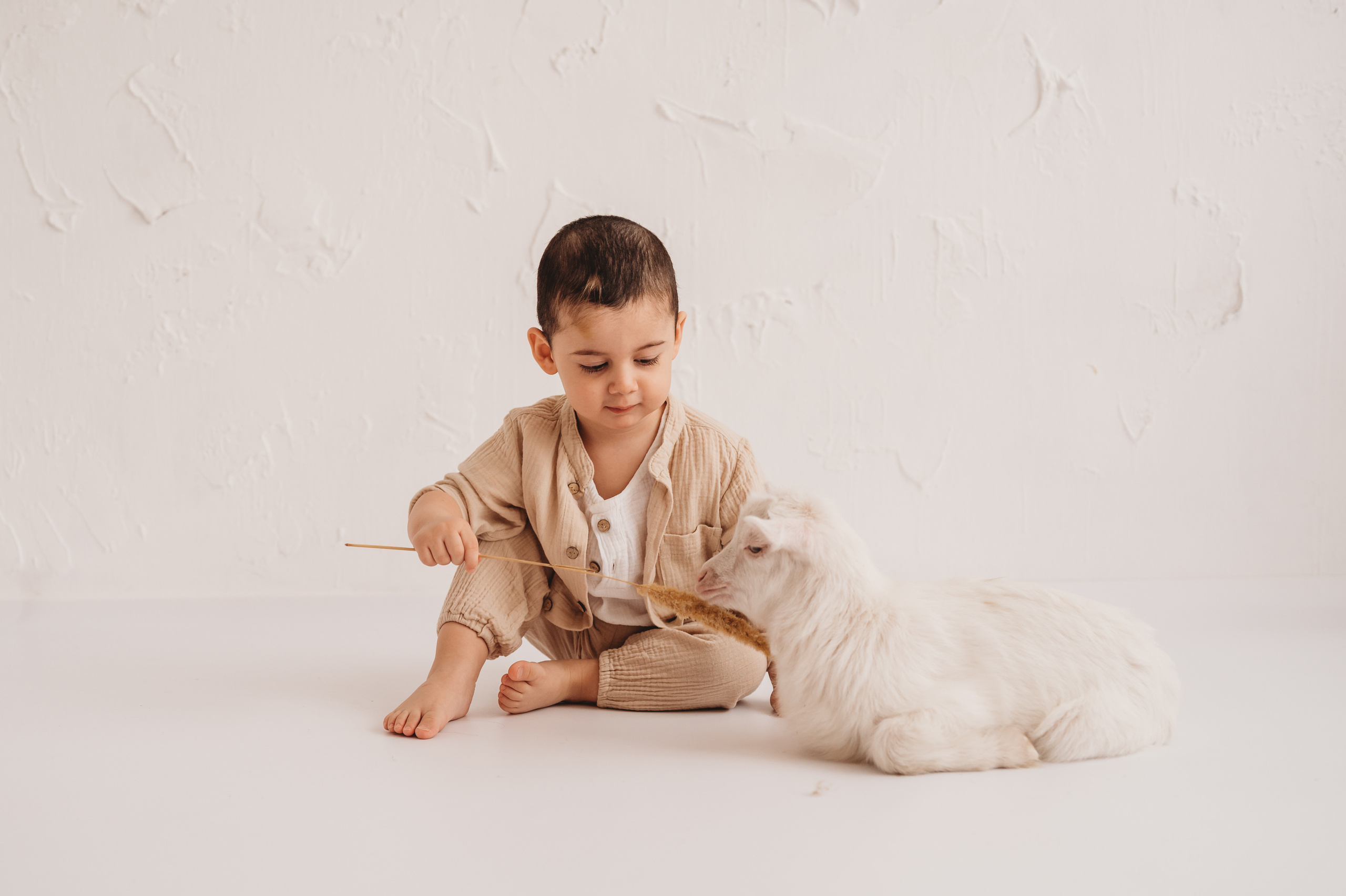 Асланчик и козленок. Детский и семейный фотограф Ирина Гладких