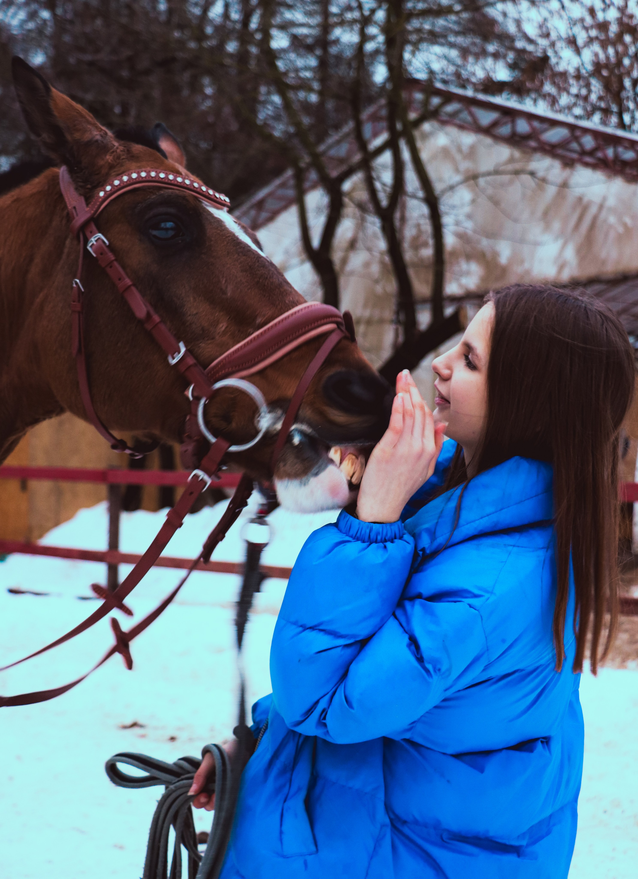 Девочка с конём. Фотограф репортажей и стритфотосессий в Москве Людмила Смирнова