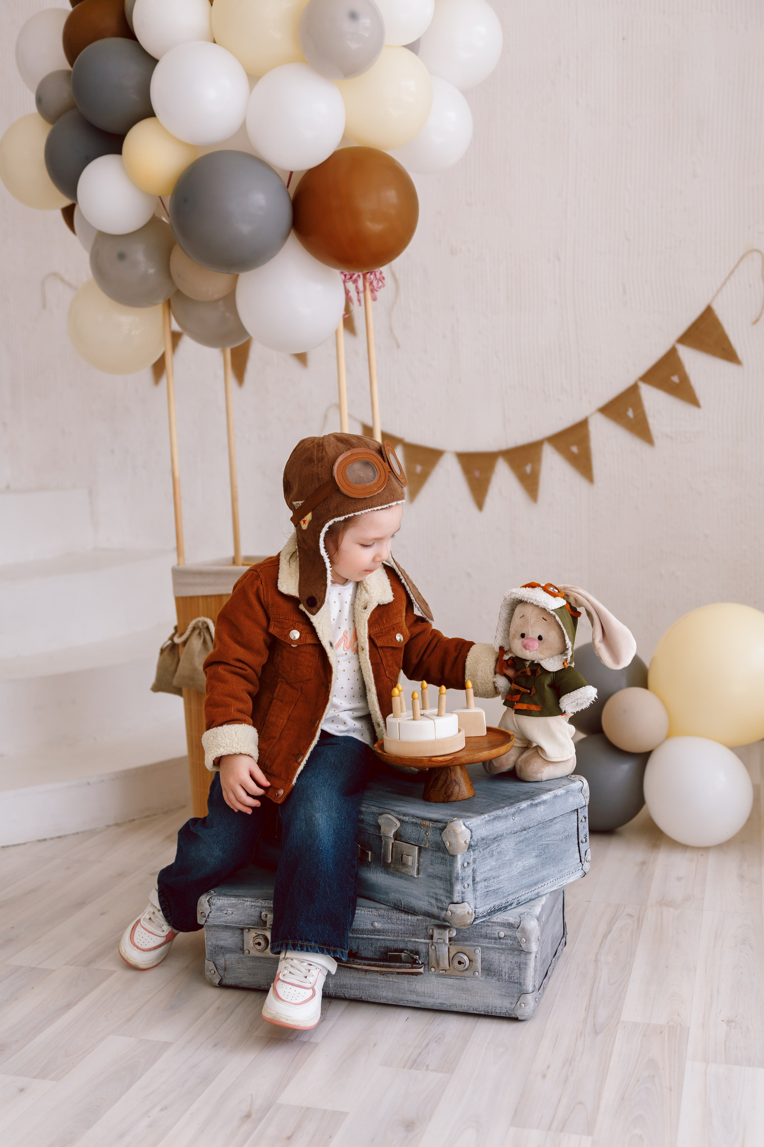 Фотодень «на воздушном шаре». Фотограф новорожденных Тверь Диана Муляева