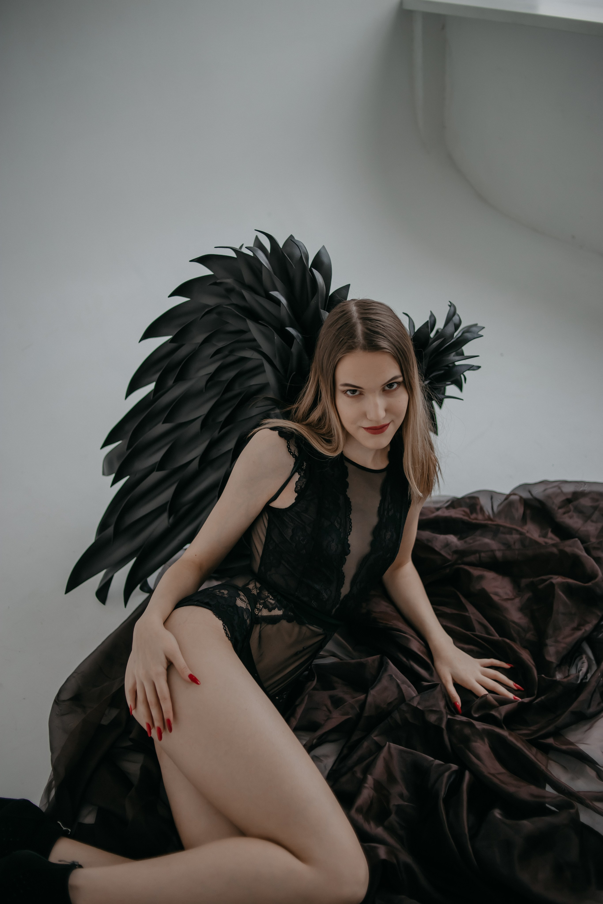 Татьяна. Черный ангел. Фотограф Регина Крикунова г. Красноярск