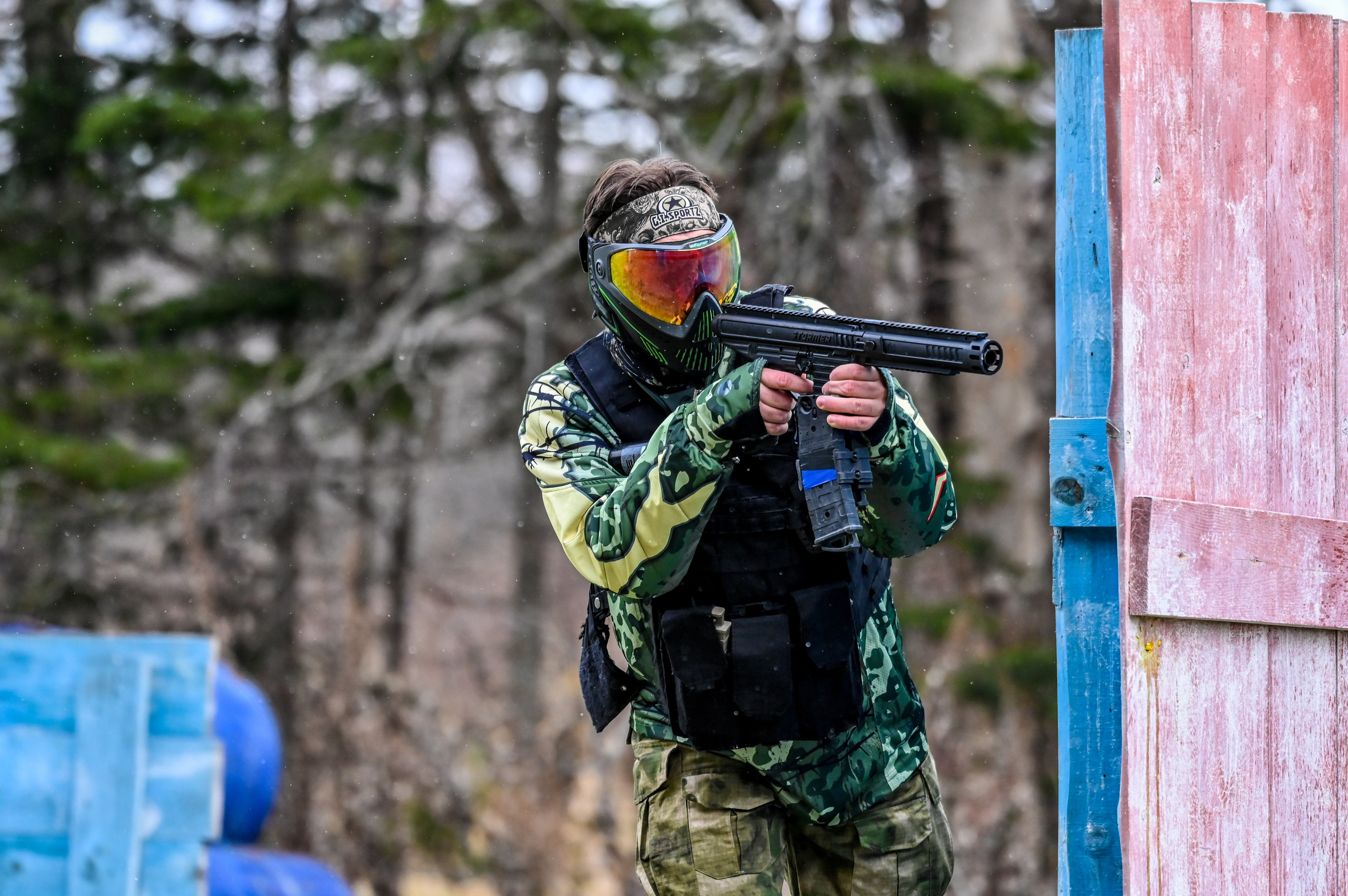 Пейнтбол. Фоторепортажи Сахалина