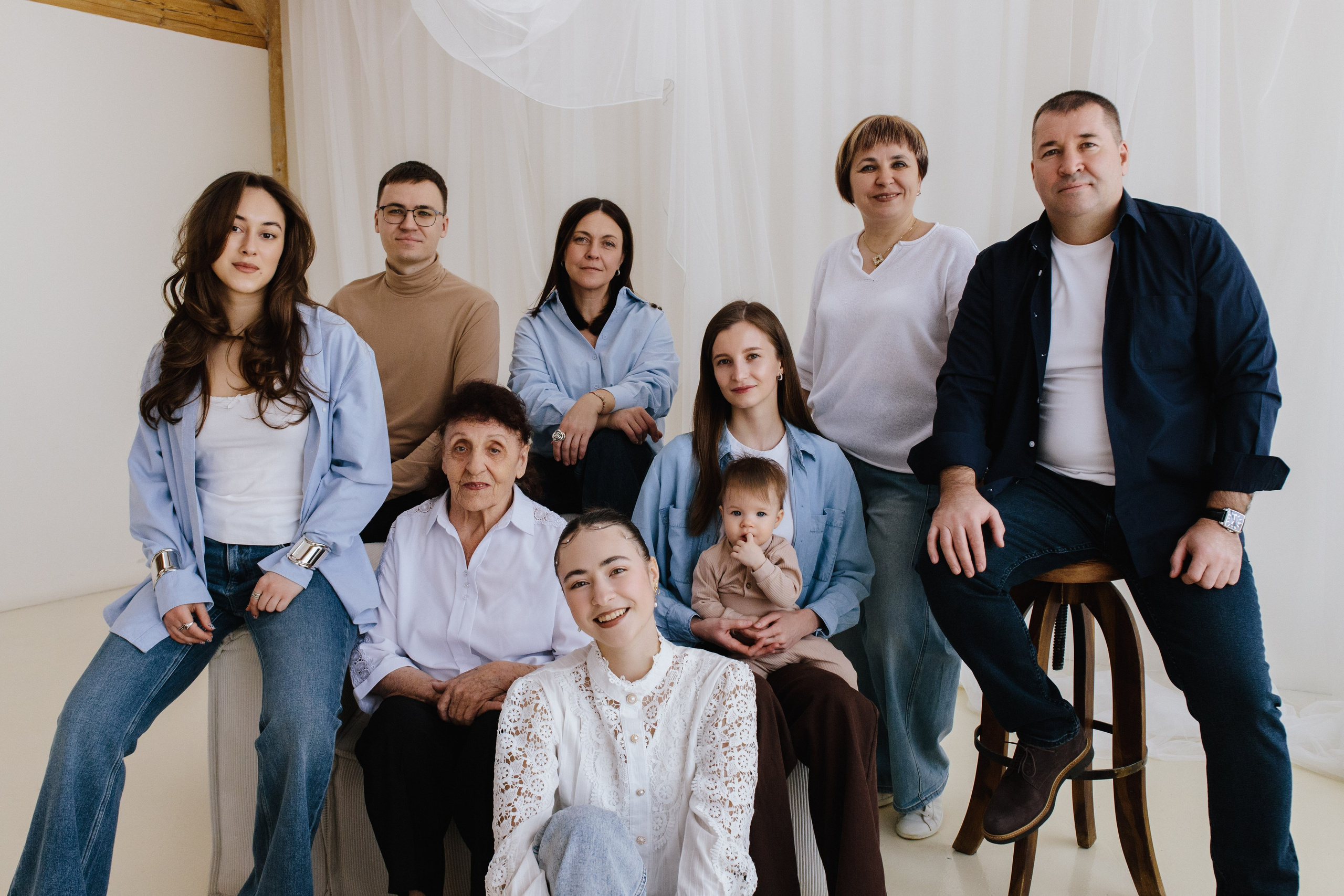 Семья Савиных. Фотограф Елена Балакина (Челябинск)