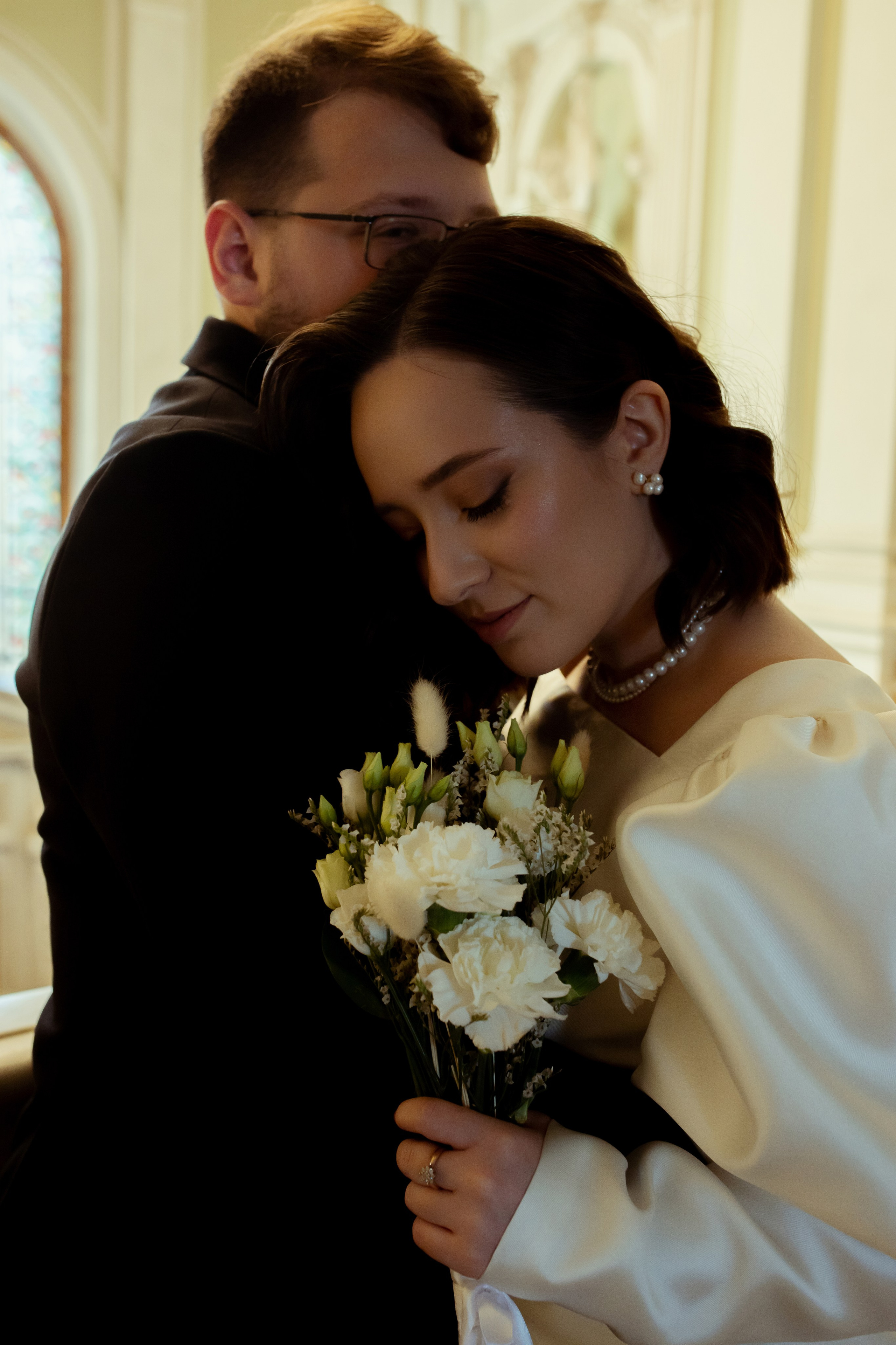 Свадебная фотосессия в первом дворце бракосочетания. Свадебный фотограф в Санкт-Петербурге Анна Суровцева