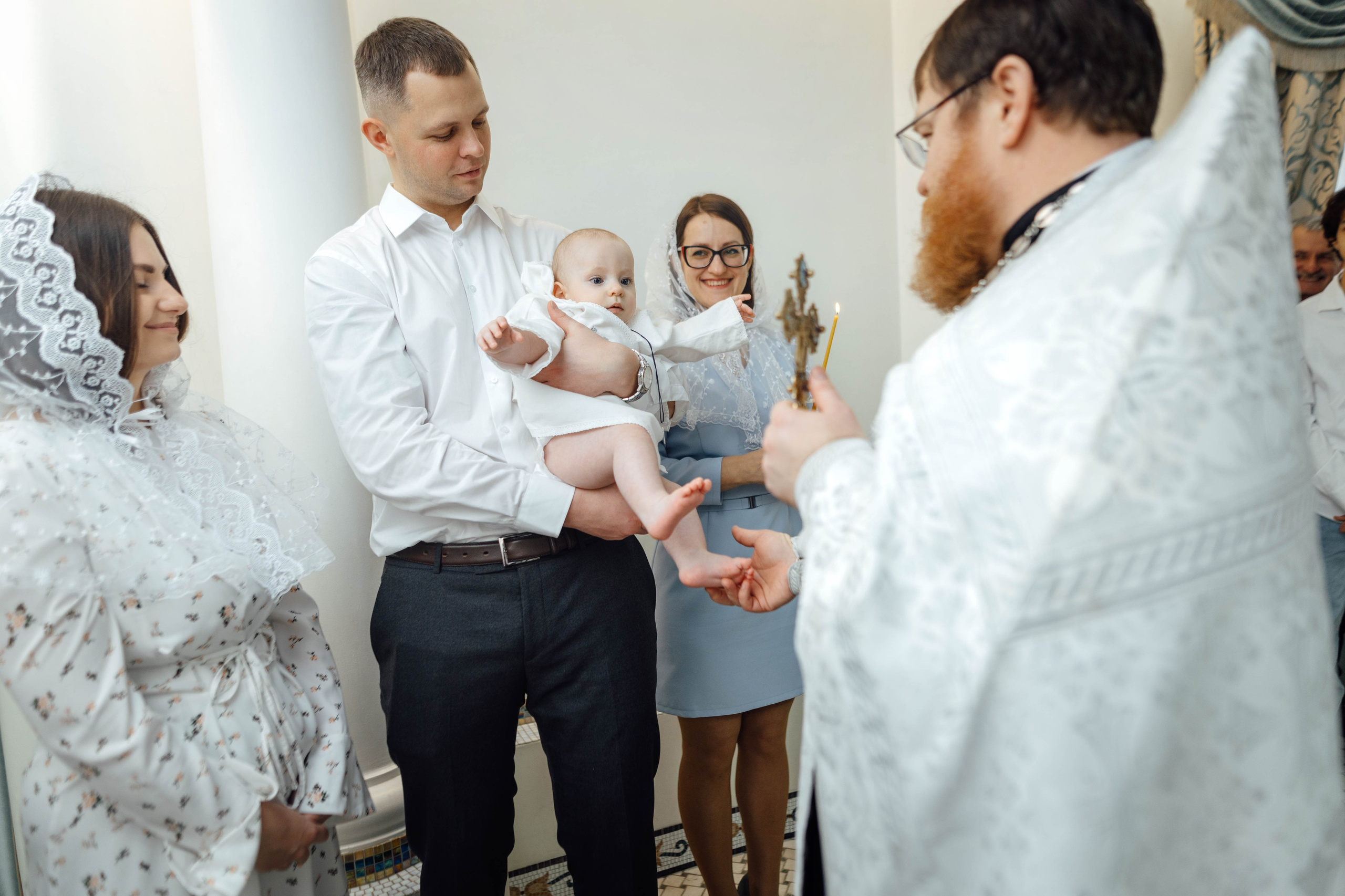 Крещение Матвея, храм Святой Троицы, декабрь 2025