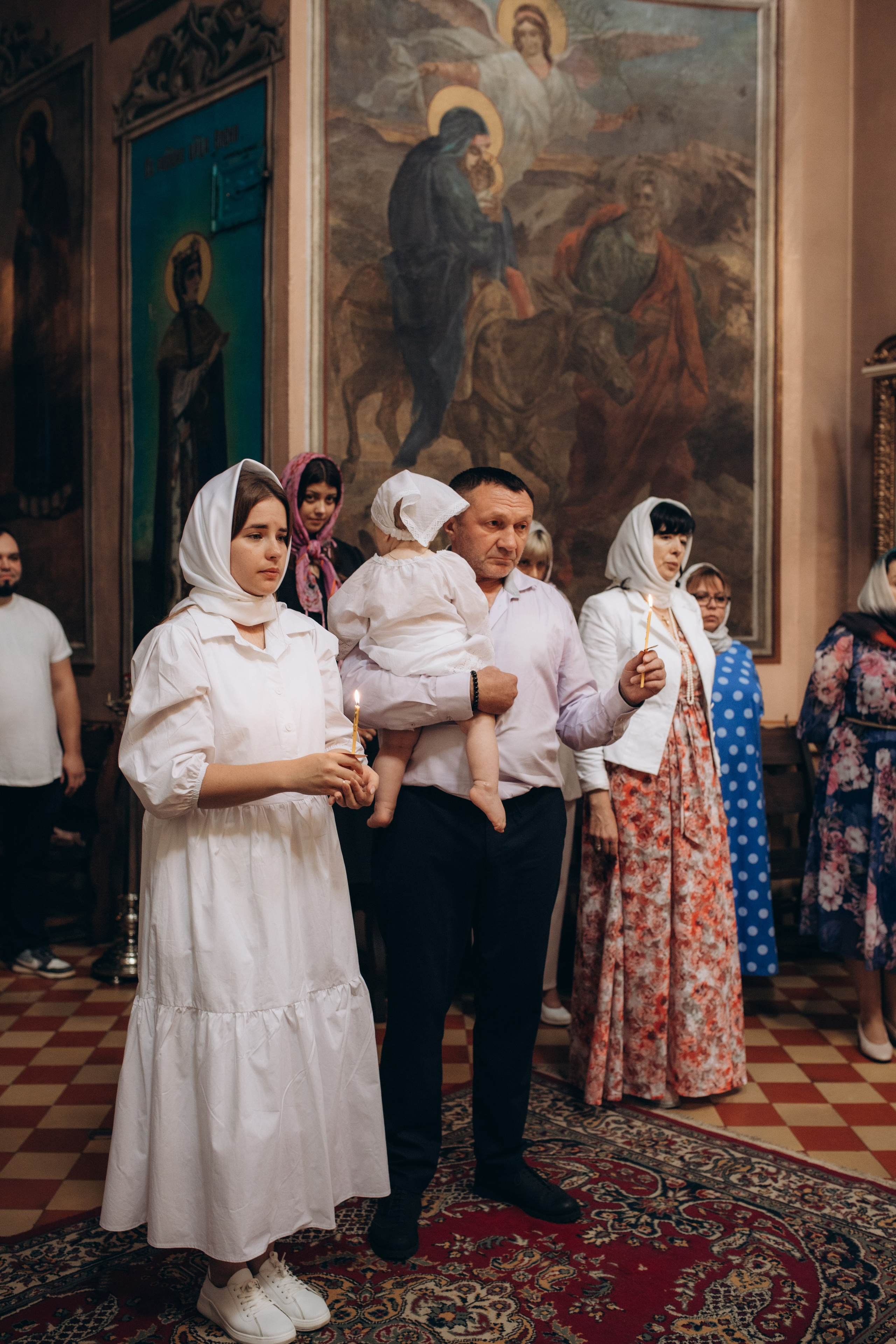 Крещение Христина. Семейный и домашний фотограф в Москве и МО Королева Валерия