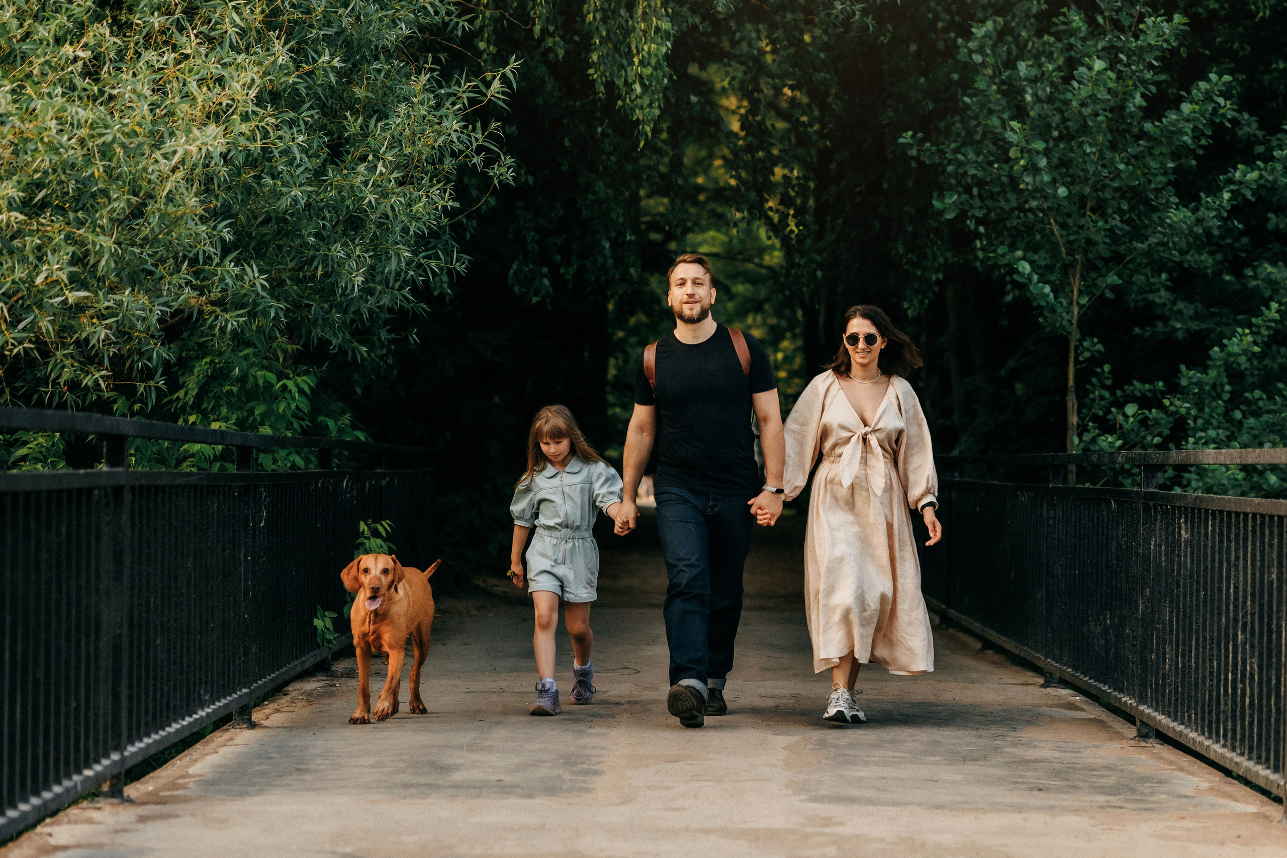 Марина, Глеб, Мая и Чили. Фотограф-анималист Елена Радченко, Москва