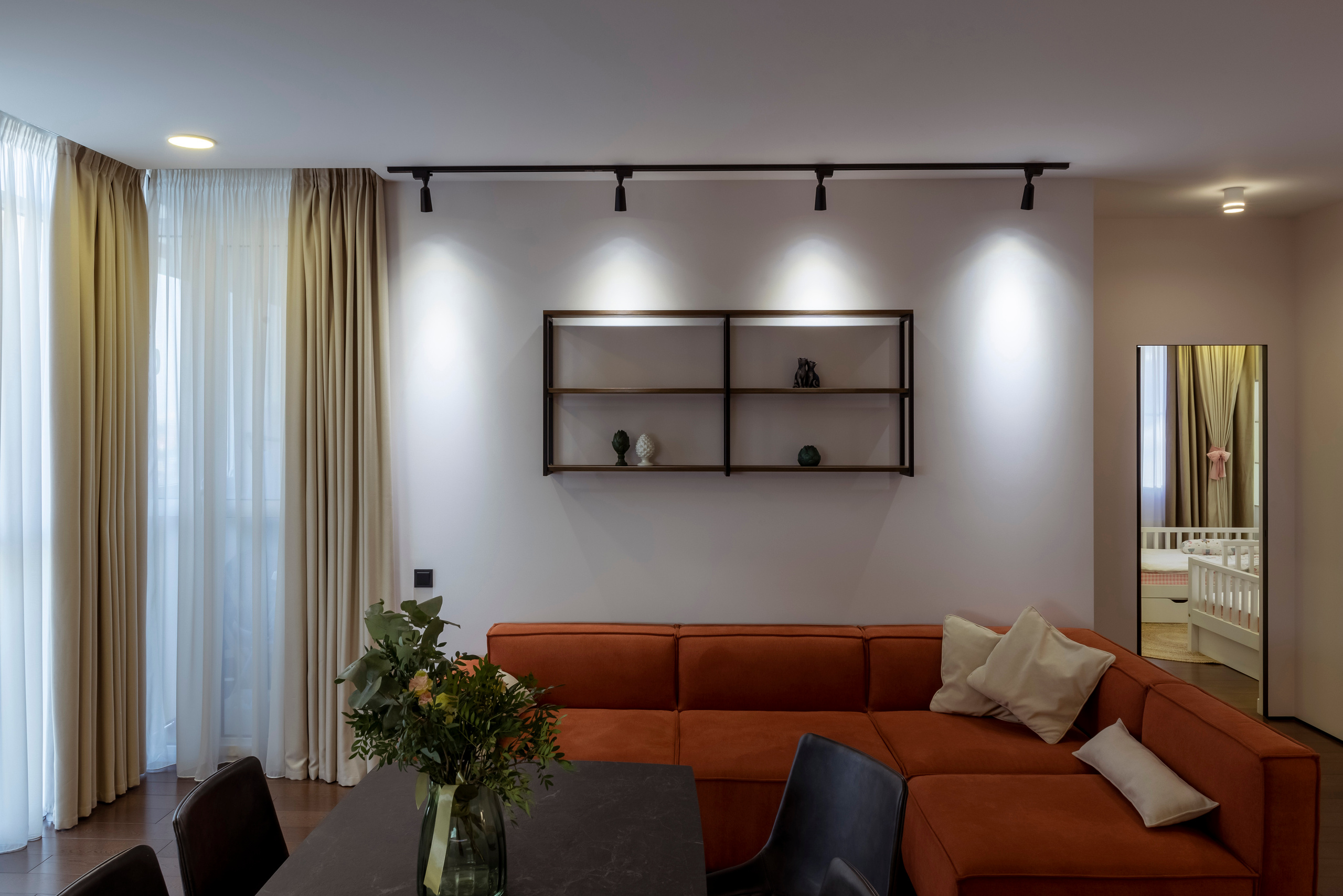 Частная квартира по ул. Садовая, Краснодар. Дизайн Студия 4Room. Интерьерный и репортажный фотограф в Краснодаре Дмитрий Вальков