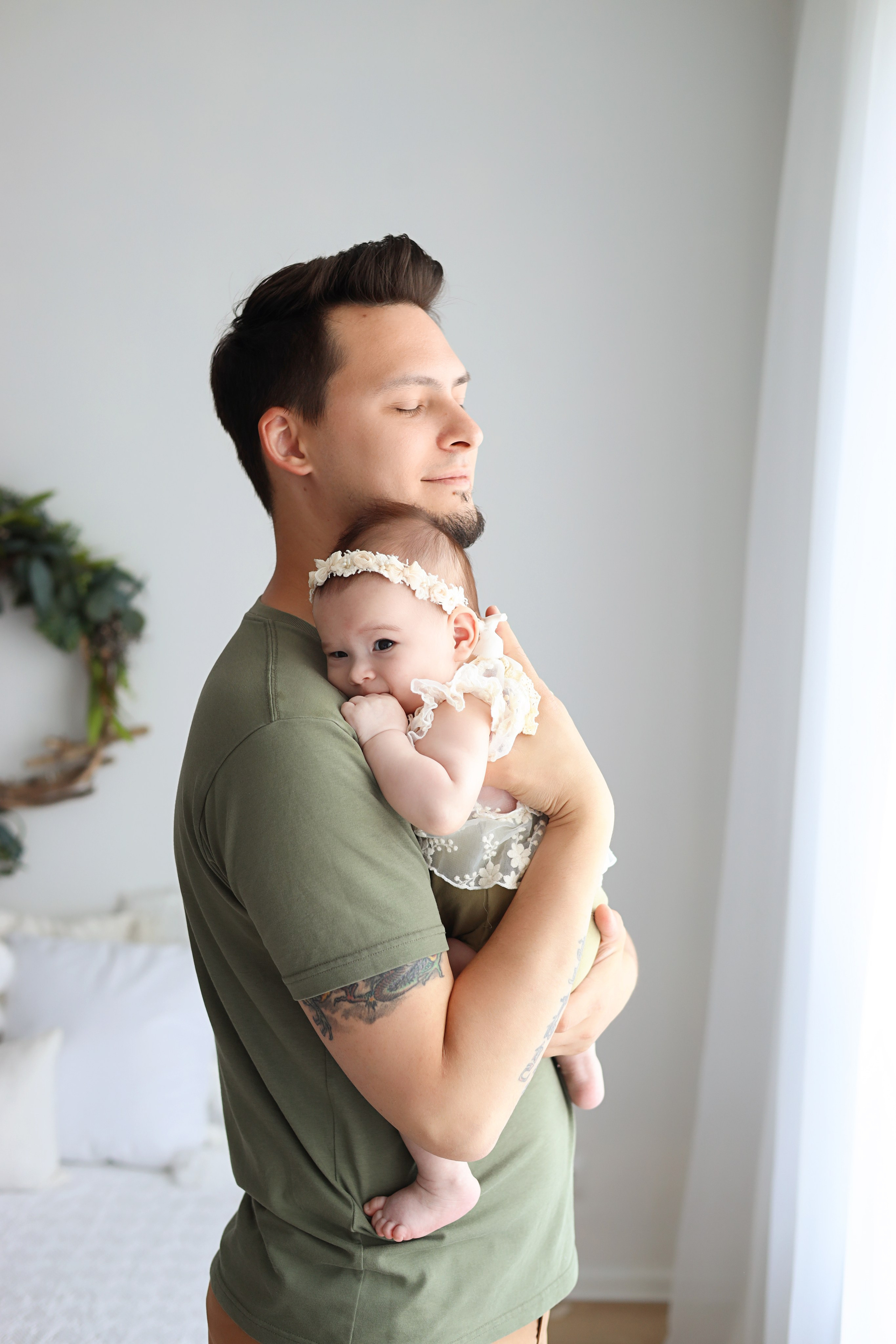 Фотосессия Василисы в студии в Бутово. Фотограф новорожденных Москва. Ньюборн фотограф Москва