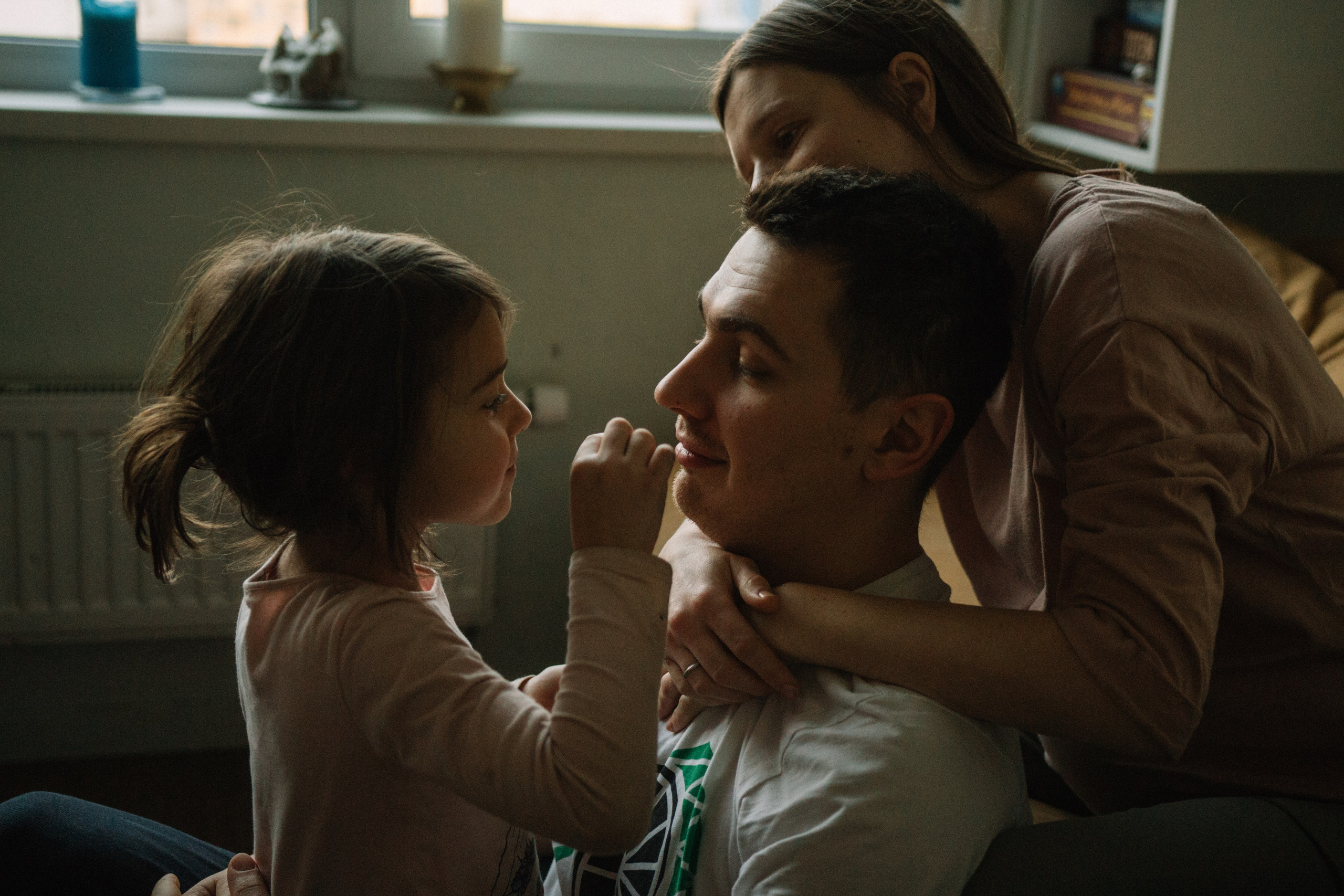 Домашняя семейная фотосессия. Фотограф Лебедева Наталья