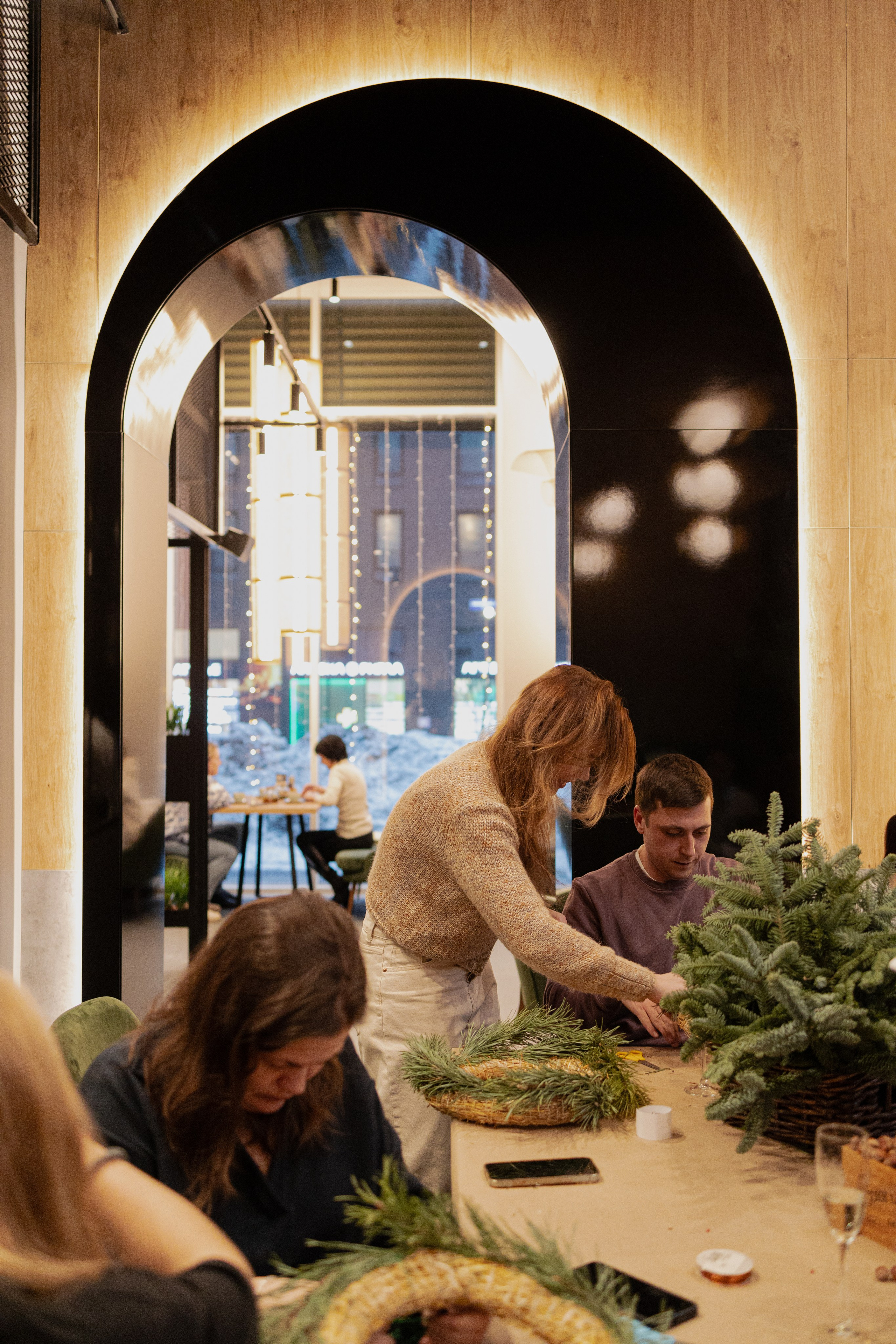 Мк Новогодний Венок. Анастасия Ракчеева Художник