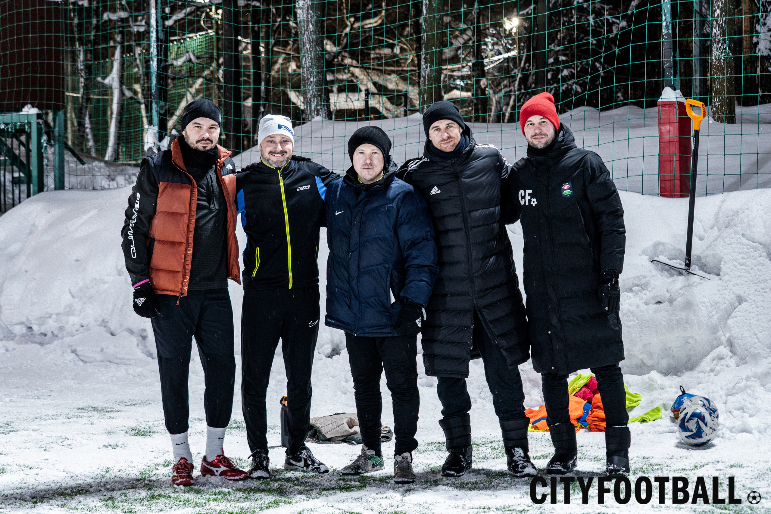 Зимние тренировки CityFootball Сокольники. Фотограф Владимир Бакарюк
