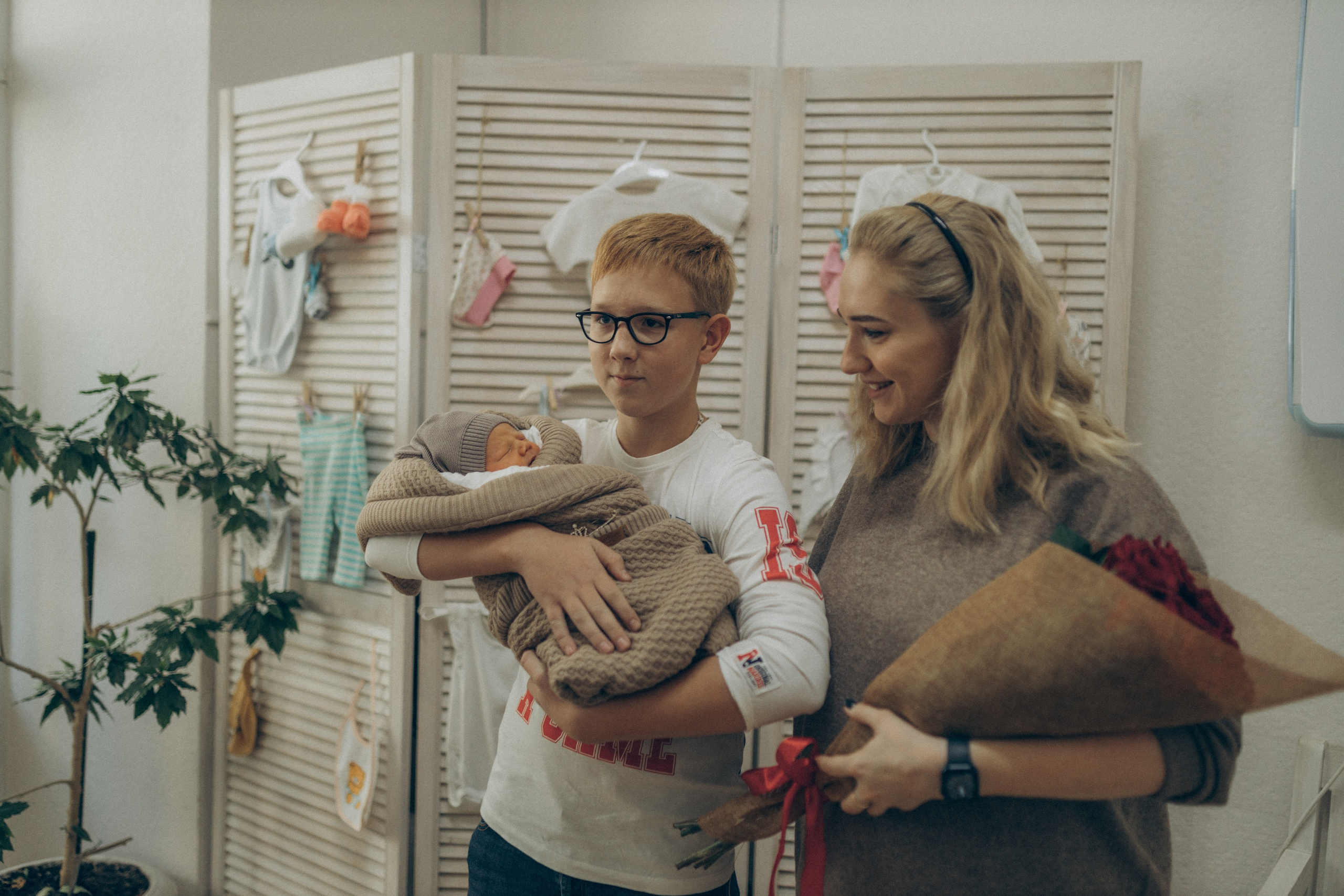 Выписка Глебушки. Семейный фотограф и фотограф на роды в Ростове-на-Дону Мухина Виктория