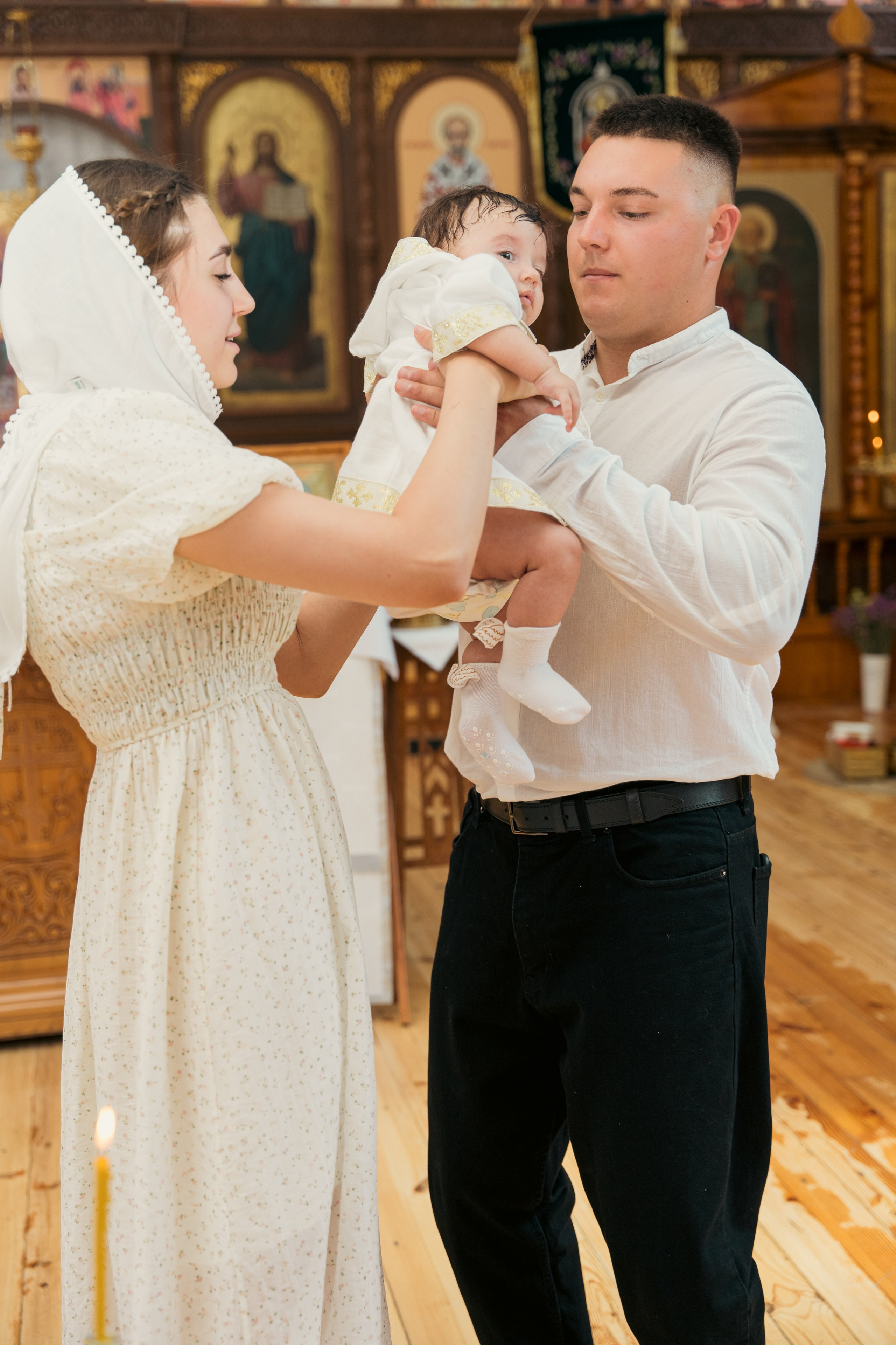 Крещение малыша Владимира: начало духовного пути. Фотограф |Ленинск, Волжский, Волгоград| Наталья Савилова