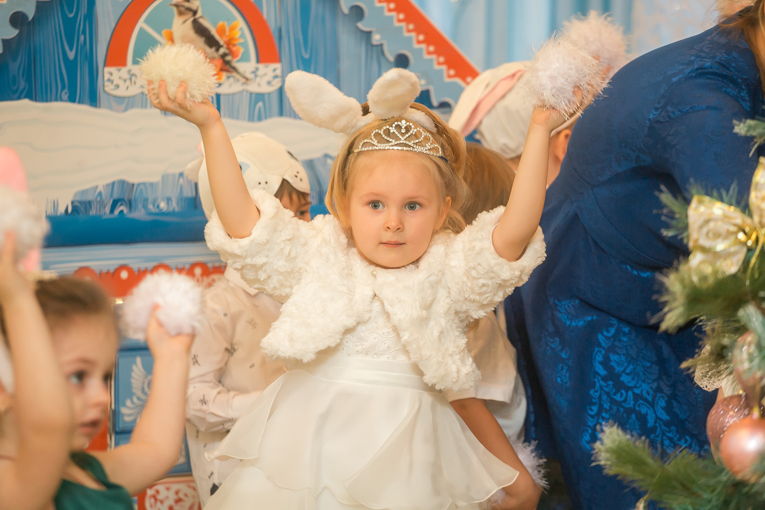 Новогодний утренник в младшей группе. Фотографиня Мария Дикова