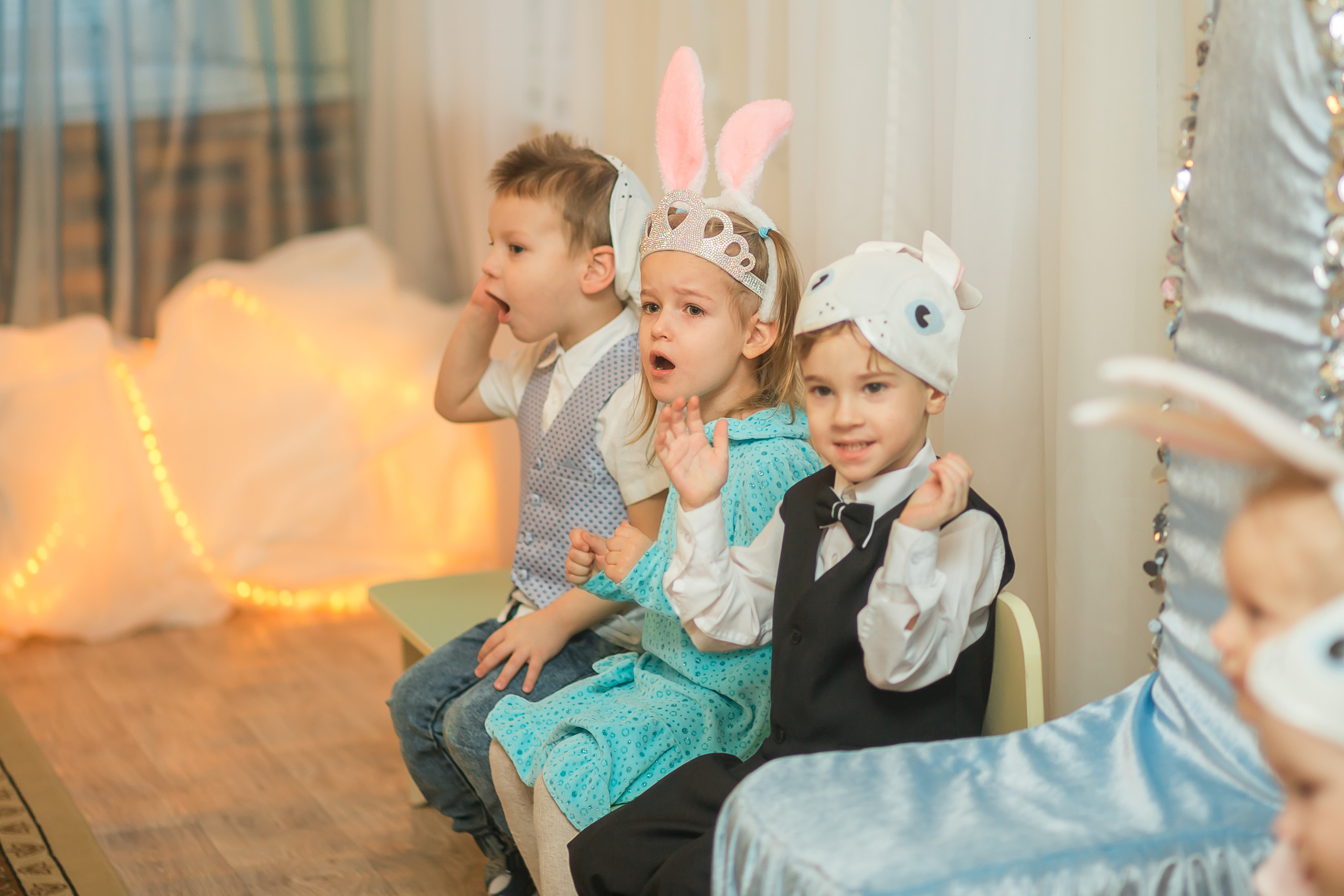 Новогодний утренник в младшей группе. Фотографиня Мария Дикова