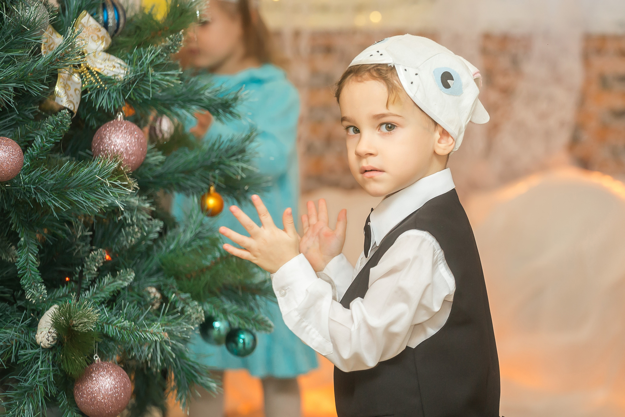 Новогодний утренник в младшей группе. Фотографиня Мария Дикова