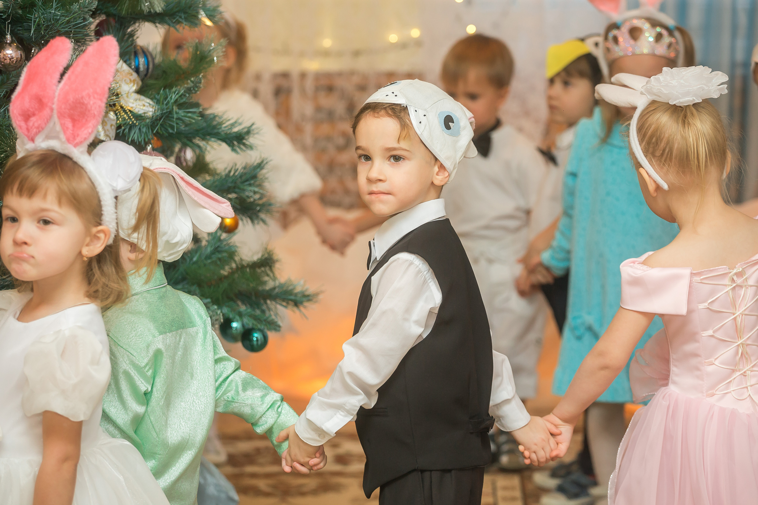 Новогодний утренник в младшей группе. Фотографиня Мария Дикова