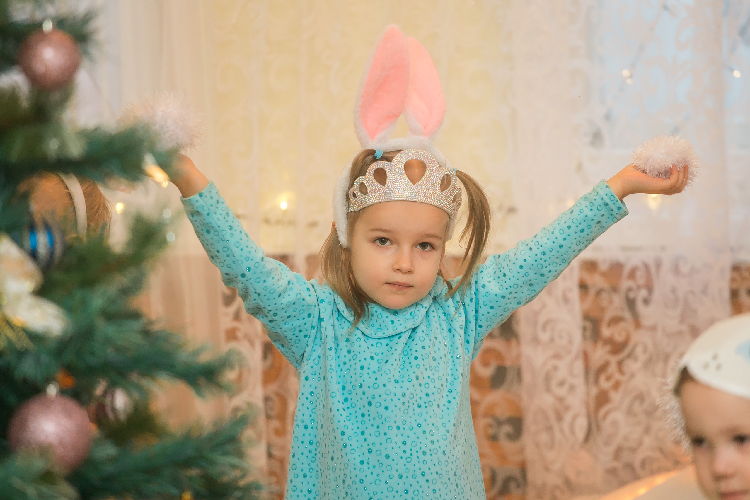 Новогодний утренник в младшей группе. Фотографиня Мария Дикова