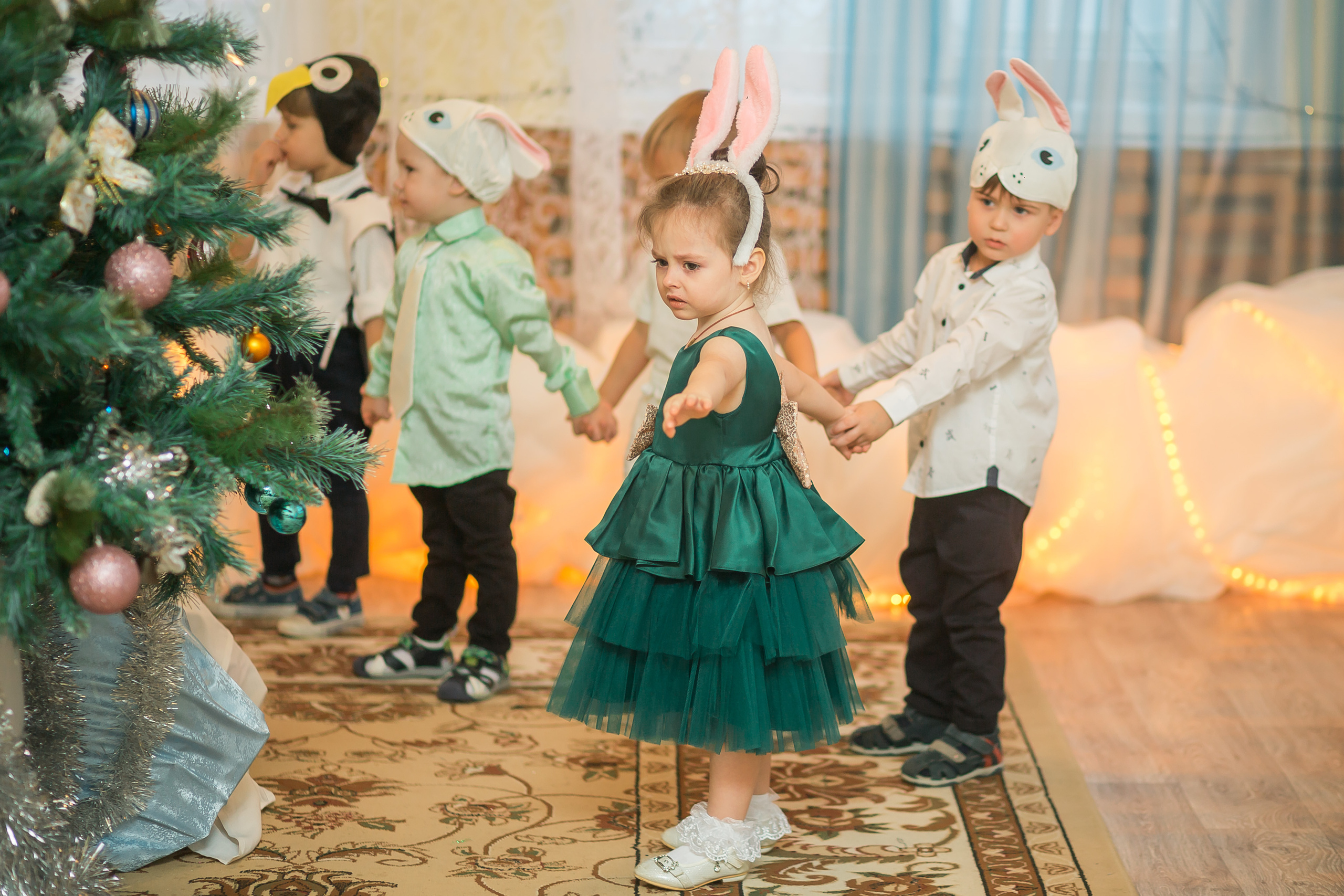 Новогодний утренник в младшей группе. Фотографиня Мария Дикова