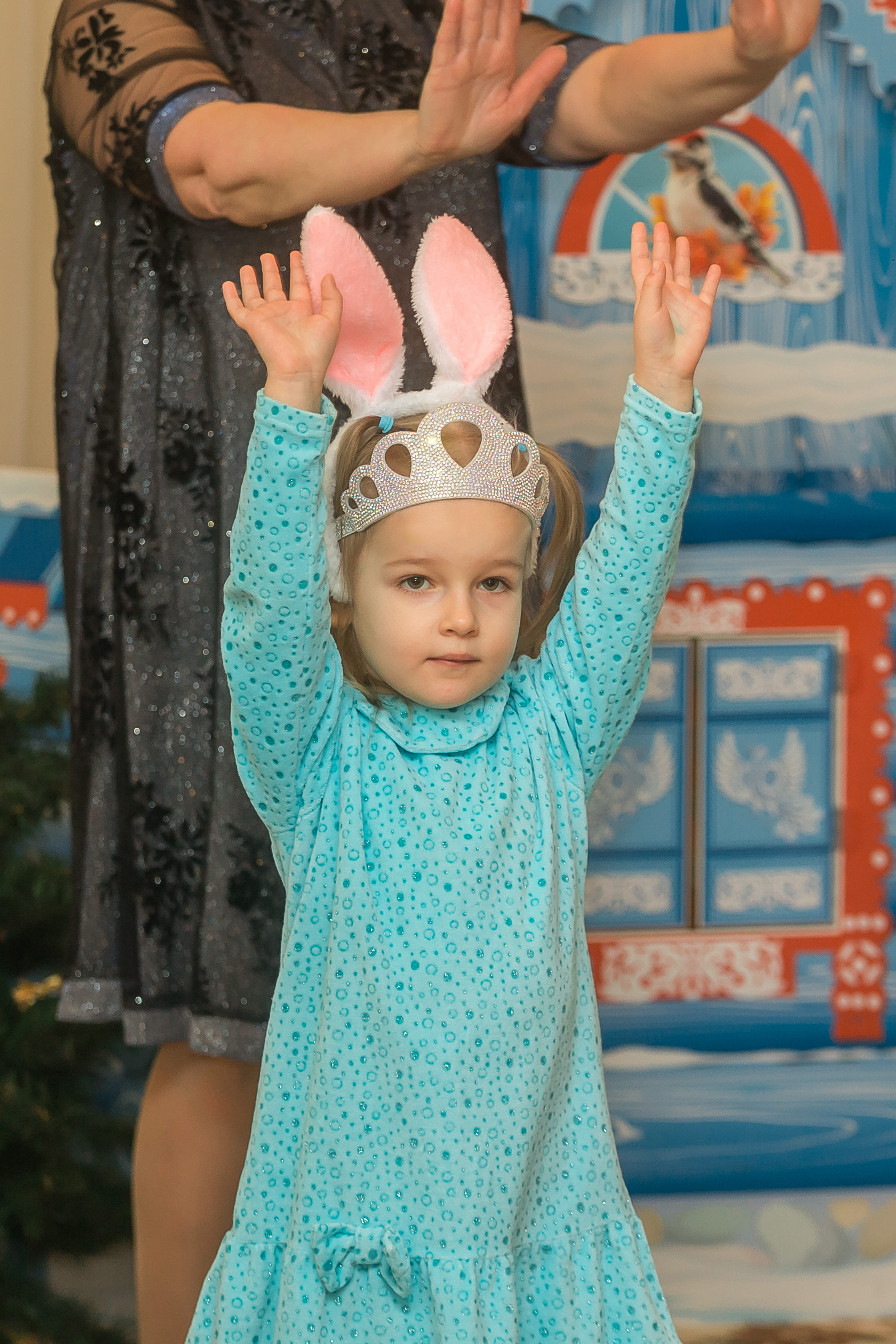 Новогодний утренник в младшей группе. Фотографиня Мария Дикова