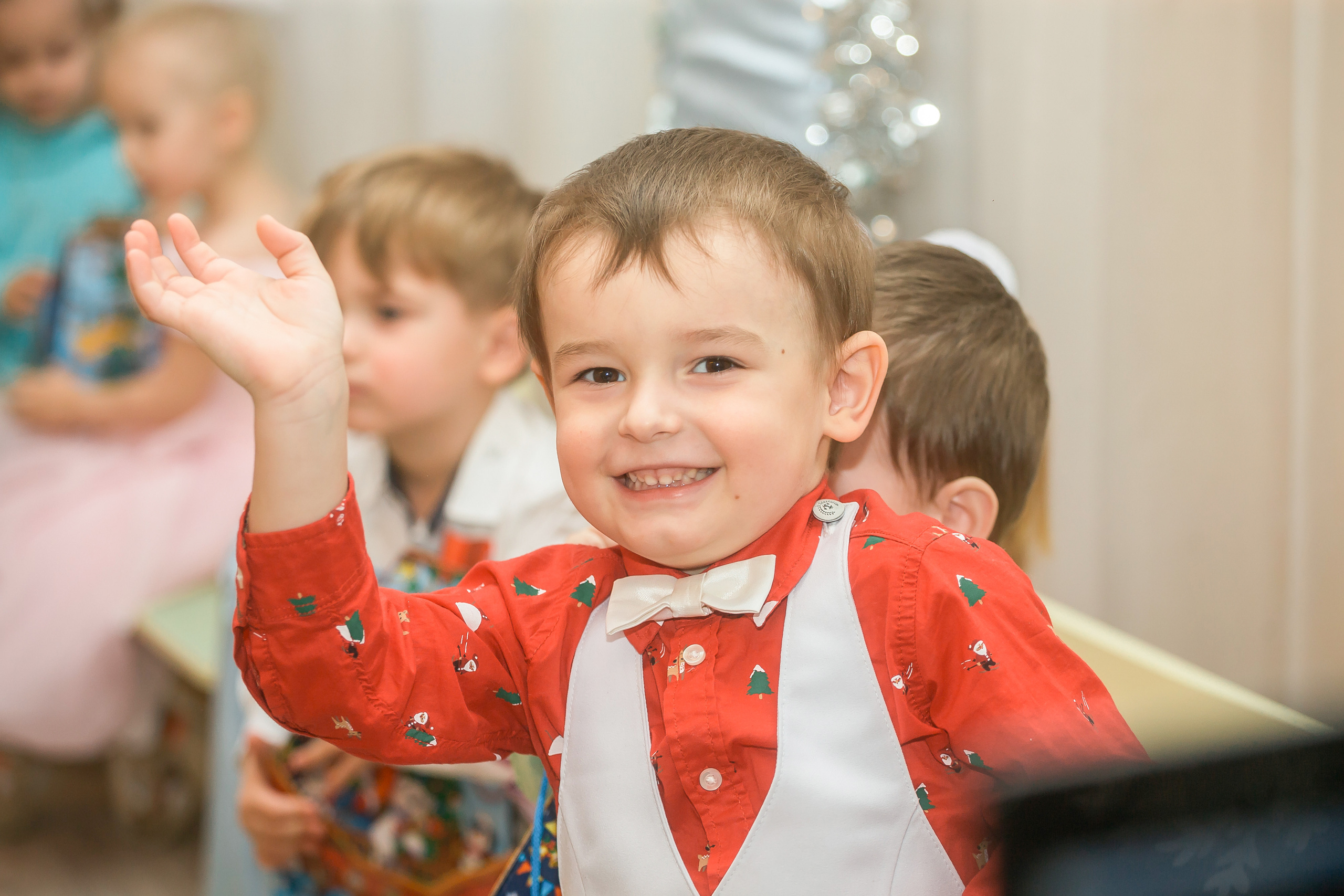 Новогодний утренник в младшей группе. Фотографиня Мария Дикова