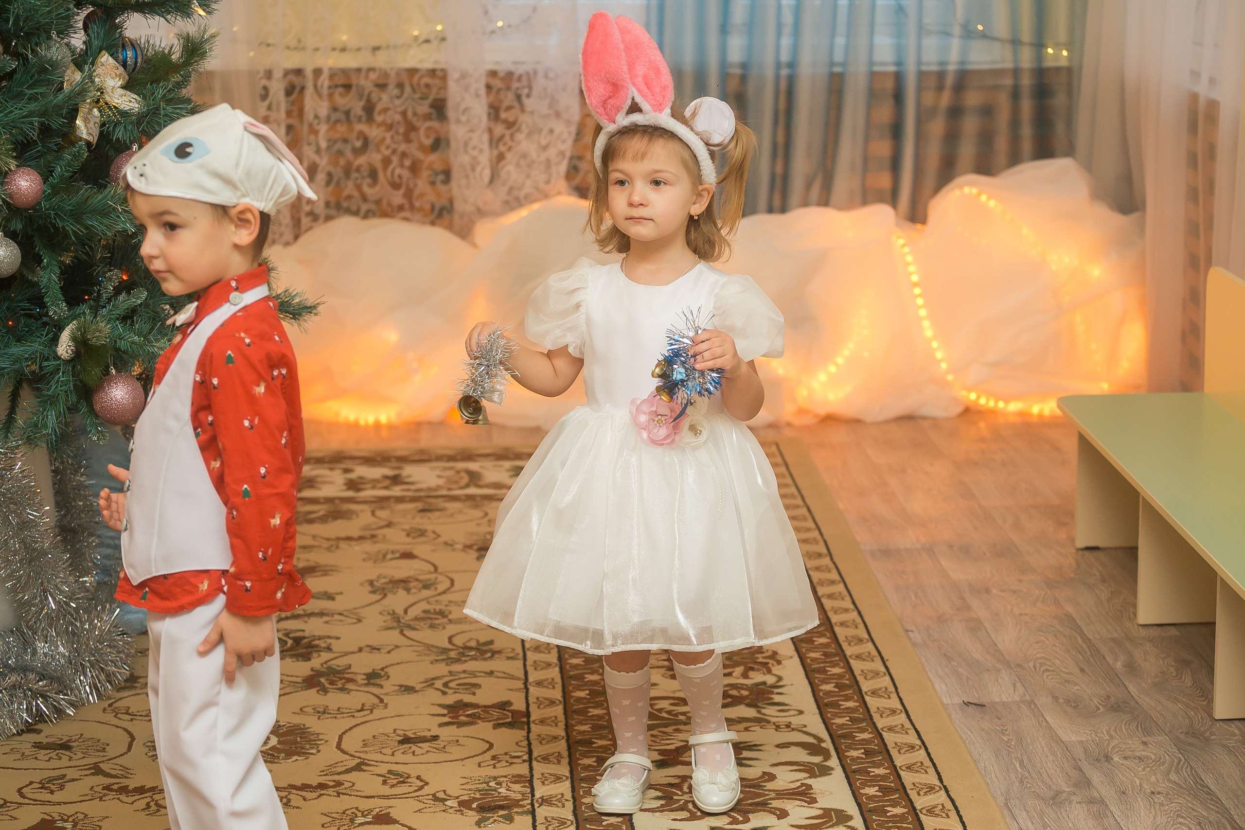 Новогодний утренник в младшей группе. Фотографиня Мария Дикова