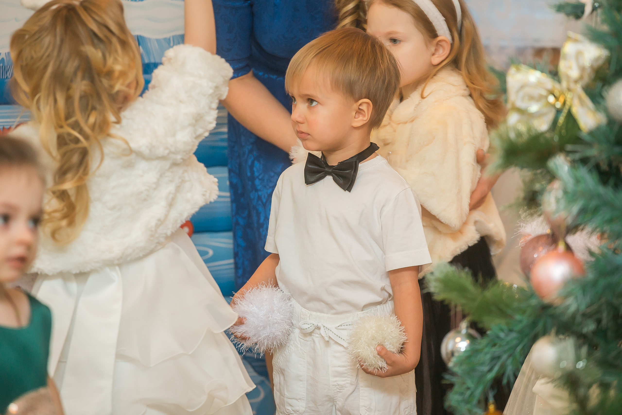 Новогодний утренник в младшей группе. Фотографиня Мария Дикова