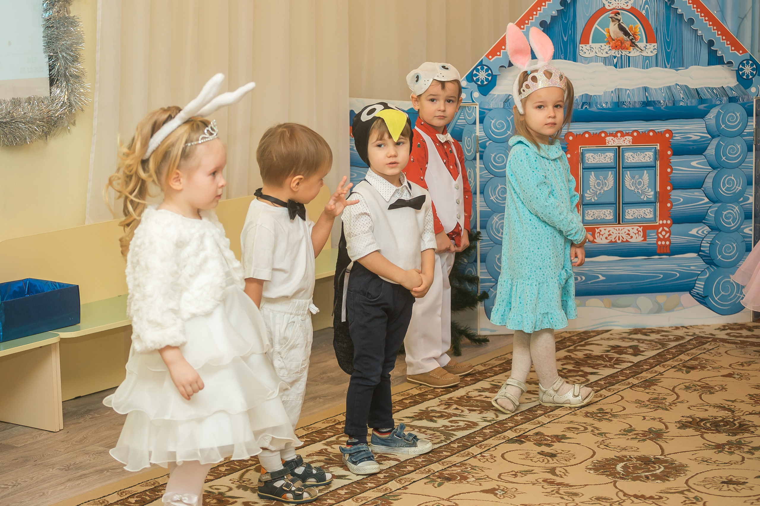 Новогодний утренник в младшей группе. Фотографиня Мария Дикова